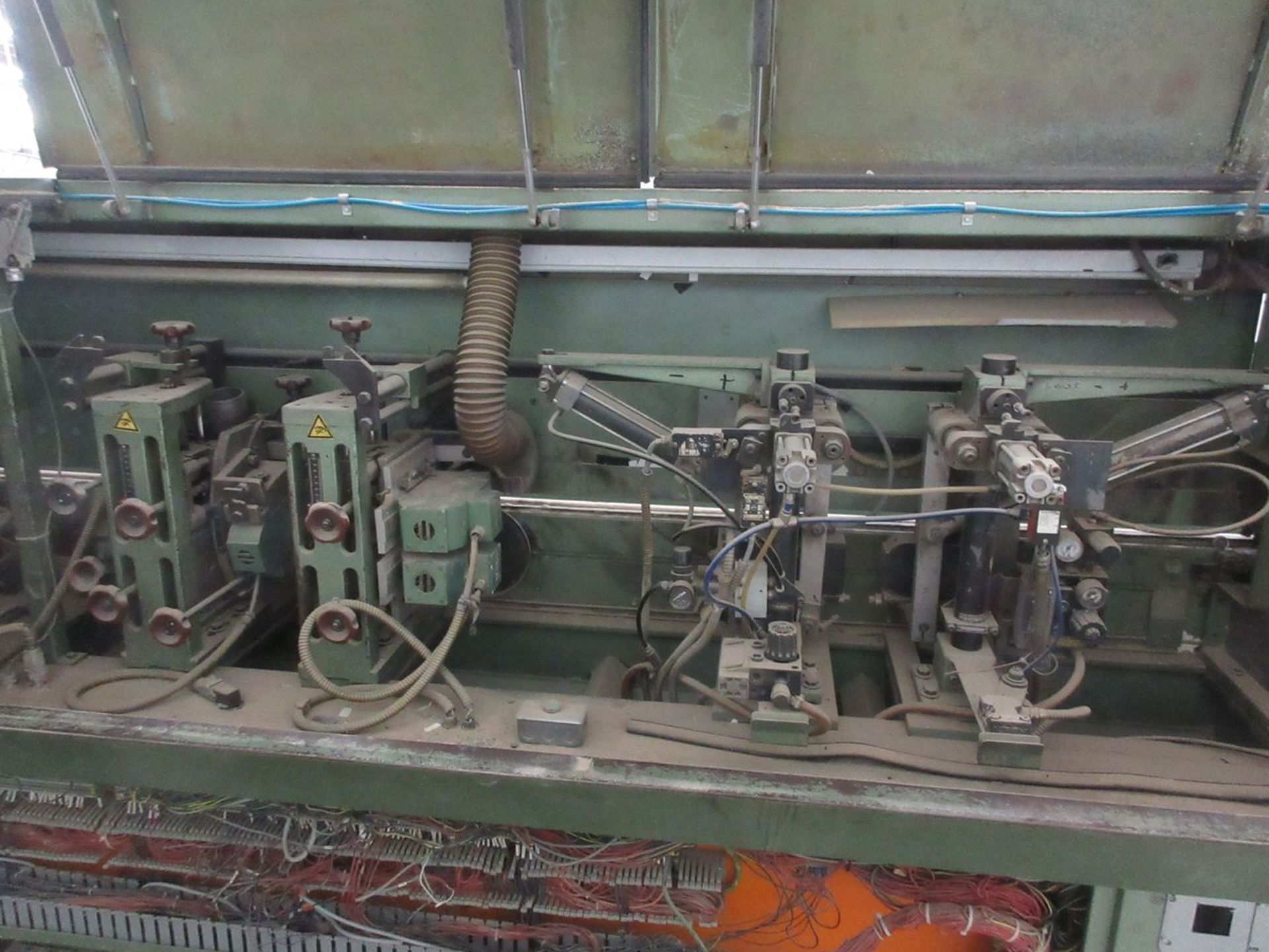 Homag Type KL87/A/30 Double End Edge Bander, S/N: 0-200-08-0007 (1985); with Coil Feed Reel, Glue - Image 5 of 17