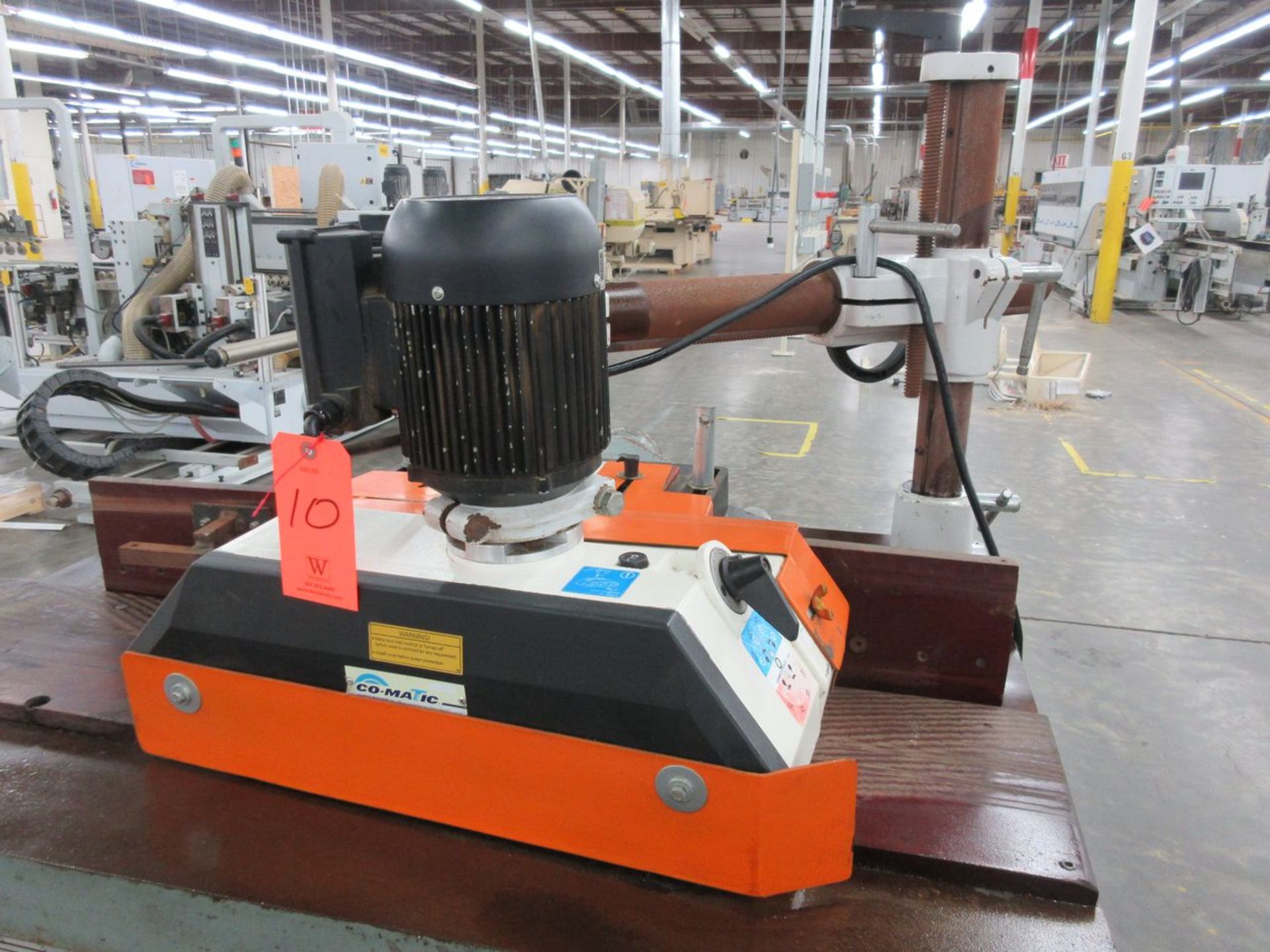 Co-MaTic 4-Roll Model AF48 Machine Feed (2014); with 1/0.75 HP Motor; (Mounted on Lot #: 9) (