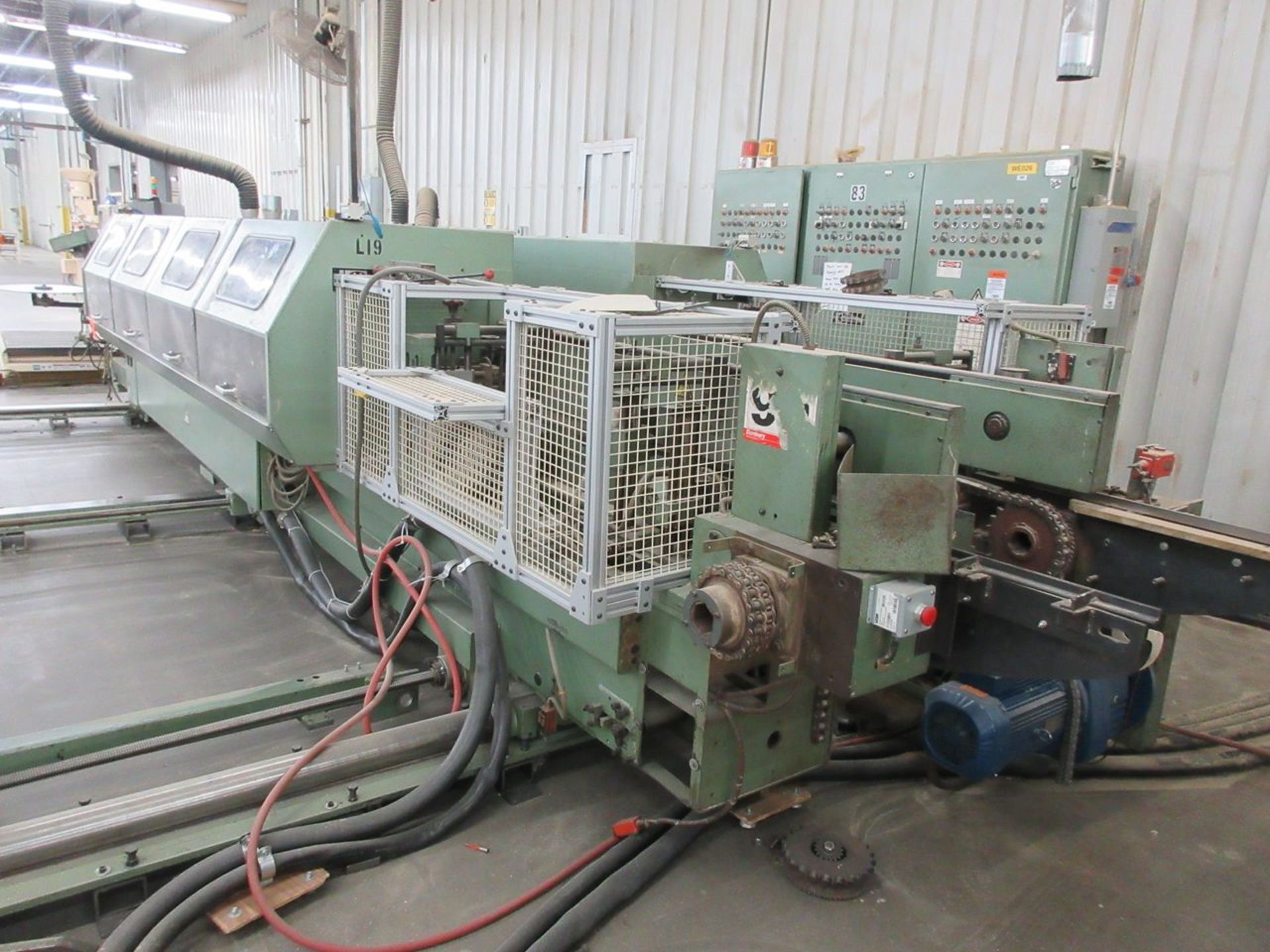 Homag Type KL87/A/30 Double End Edge Bander, S/N: 0-200-08-0007 (1985); with Coil Feed Reel, Glue - Image 10 of 17