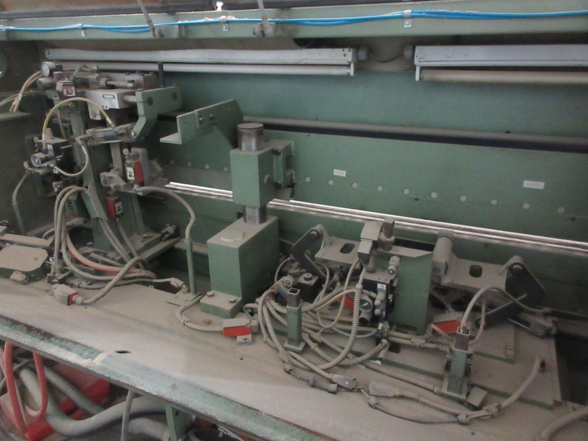 Homag Type KL87/A/30 Double End Edge Bander, S/N: 0-200-08-0007 (1985); with Coil Feed Reel, Glue - Image 6 of 17