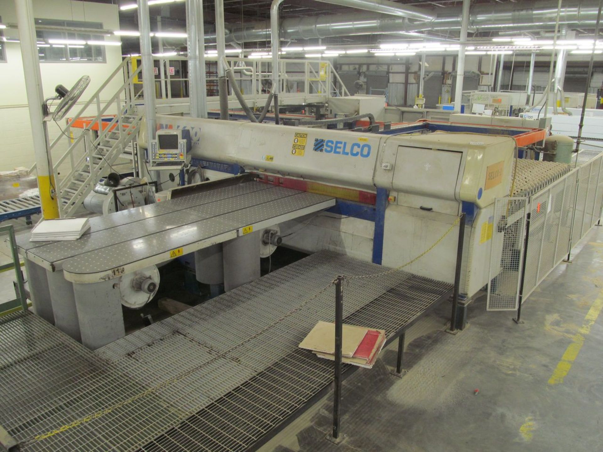 Selco 102 in. Model WNA600 CNC 2-Pass Horizontal Angular Panel Saw, S/N: 4110 (2000); with Shuttle - Image 2 of 19