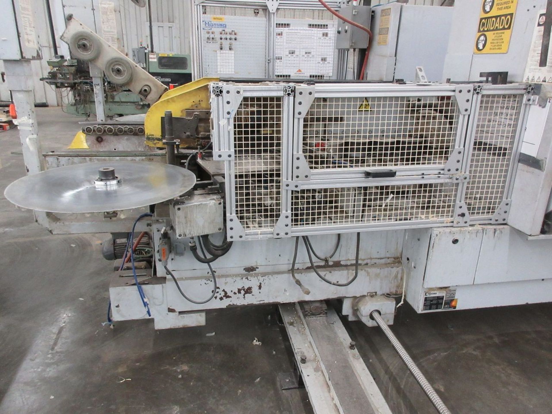 Homag Type KL84/A12/30 Double End Edge Bander, S/N: 0-200-08-3019 (1998); with Coil Feed Reel, - Image 12 of 26