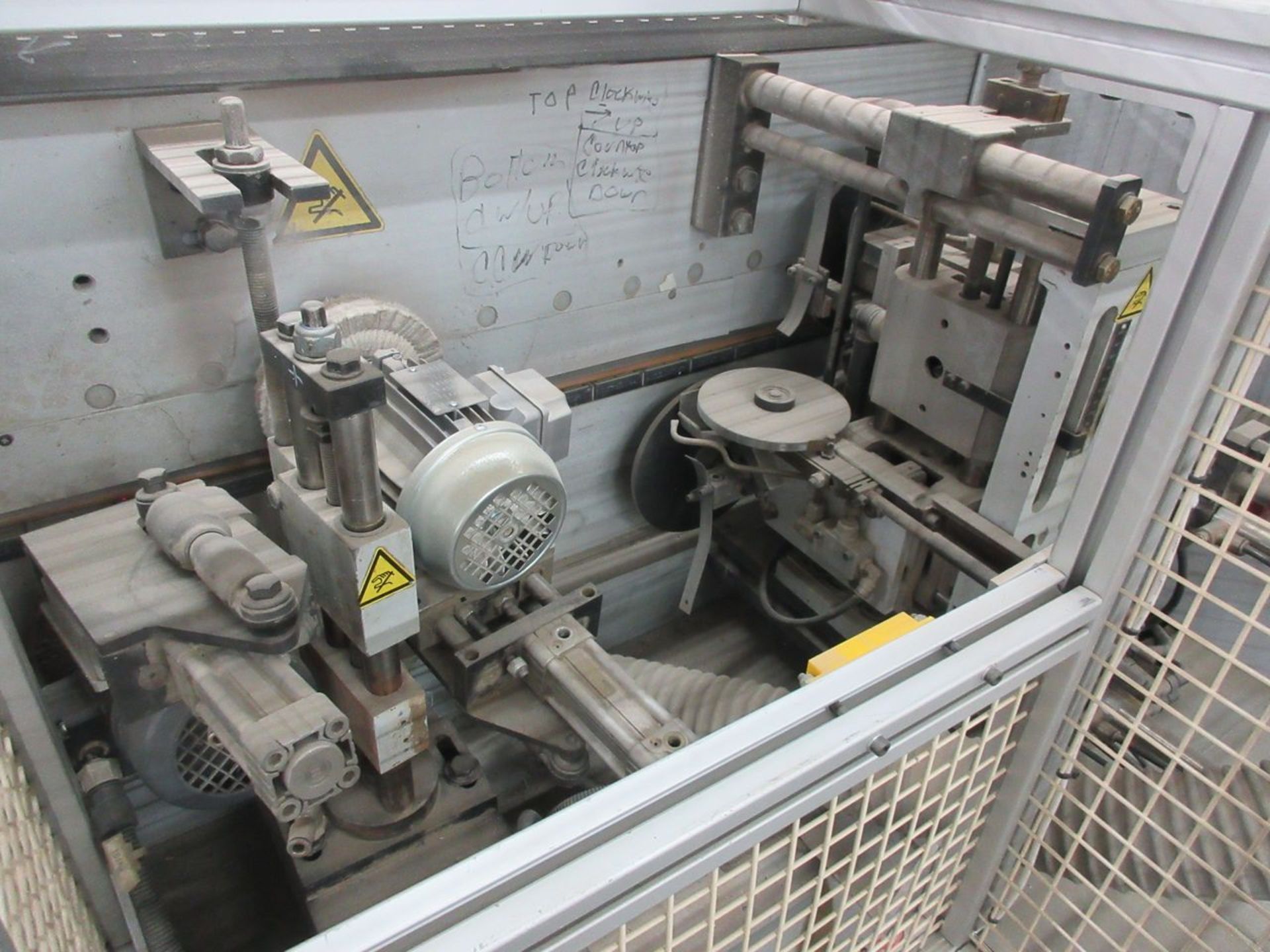 Homag KL76/A20 Single End Edge Bander, S/N: 0-200-08-4020 (1999); with Coil Feed Reel, Glue Station, - Image 8 of 13