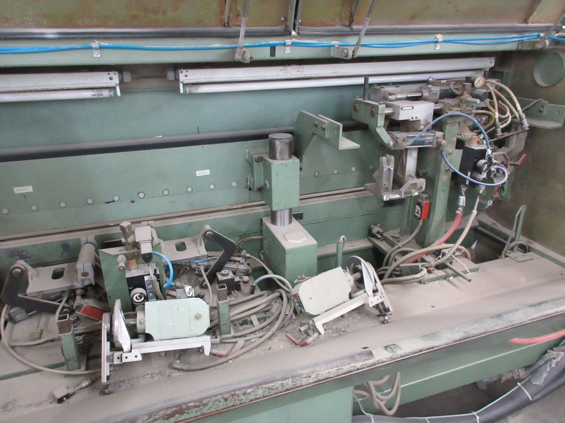 Homag Type KL87/A/30 Double End Edge Bander, S/N: 0-200-08-0007 (1985); with Coil Feed Reel, Glue - Image 13 of 17