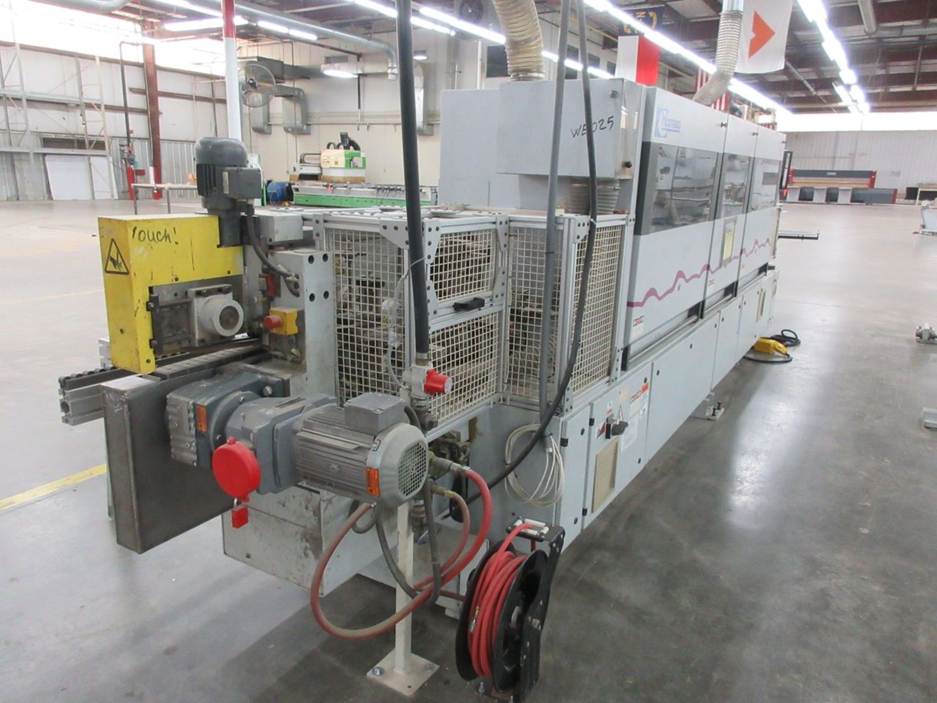 Homag KL76/A20 Single End Edge Bander, S/N: 0-200-08-4020 (1999); with Coil Feed Reel, Glue Station, - Image 9 of 13