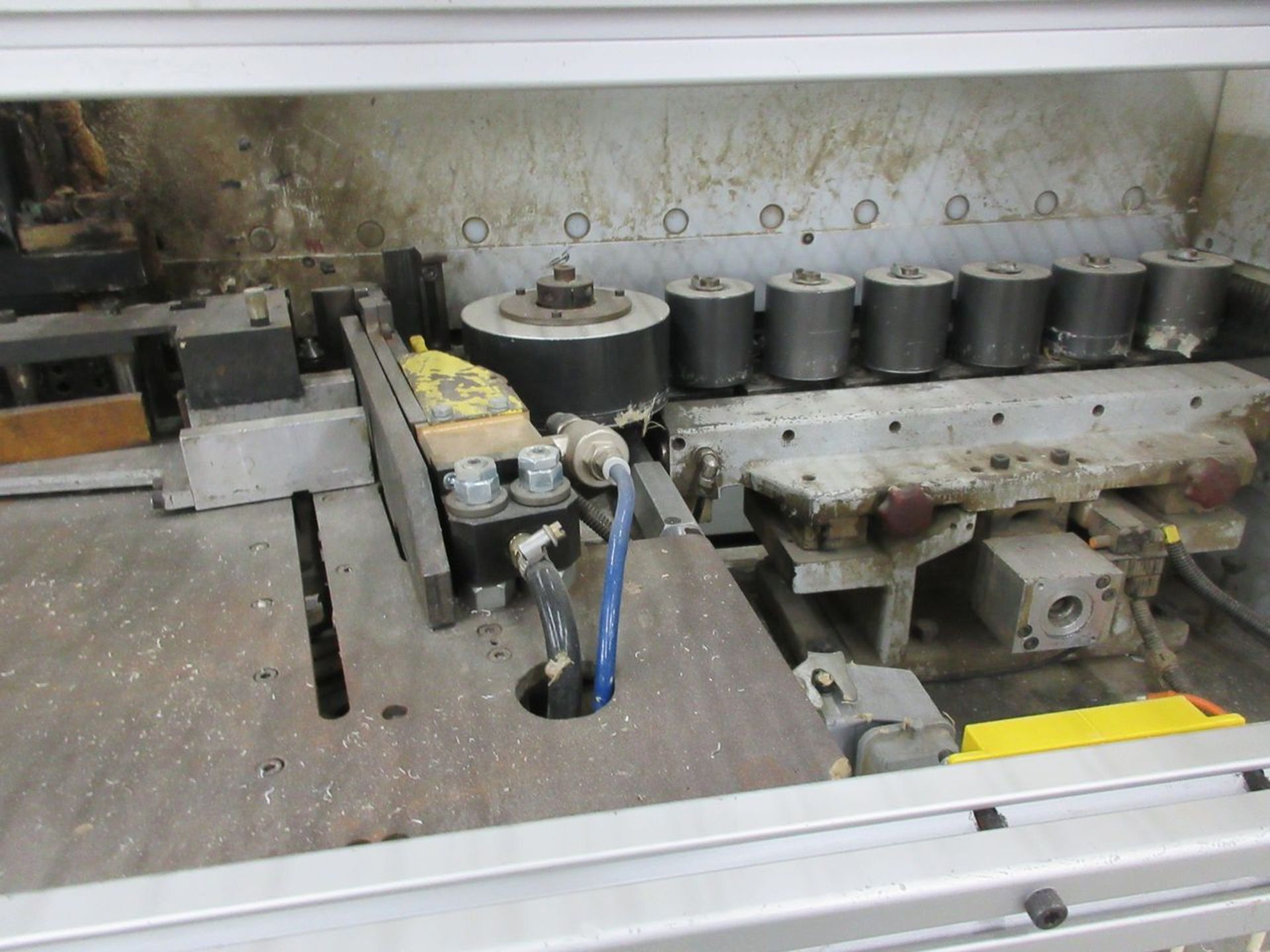 Homag Type KL25/7/A12/20 Double End Edge Bander, S/N: (1998); with Strip Feed, Glue Station, - Image 12 of 18