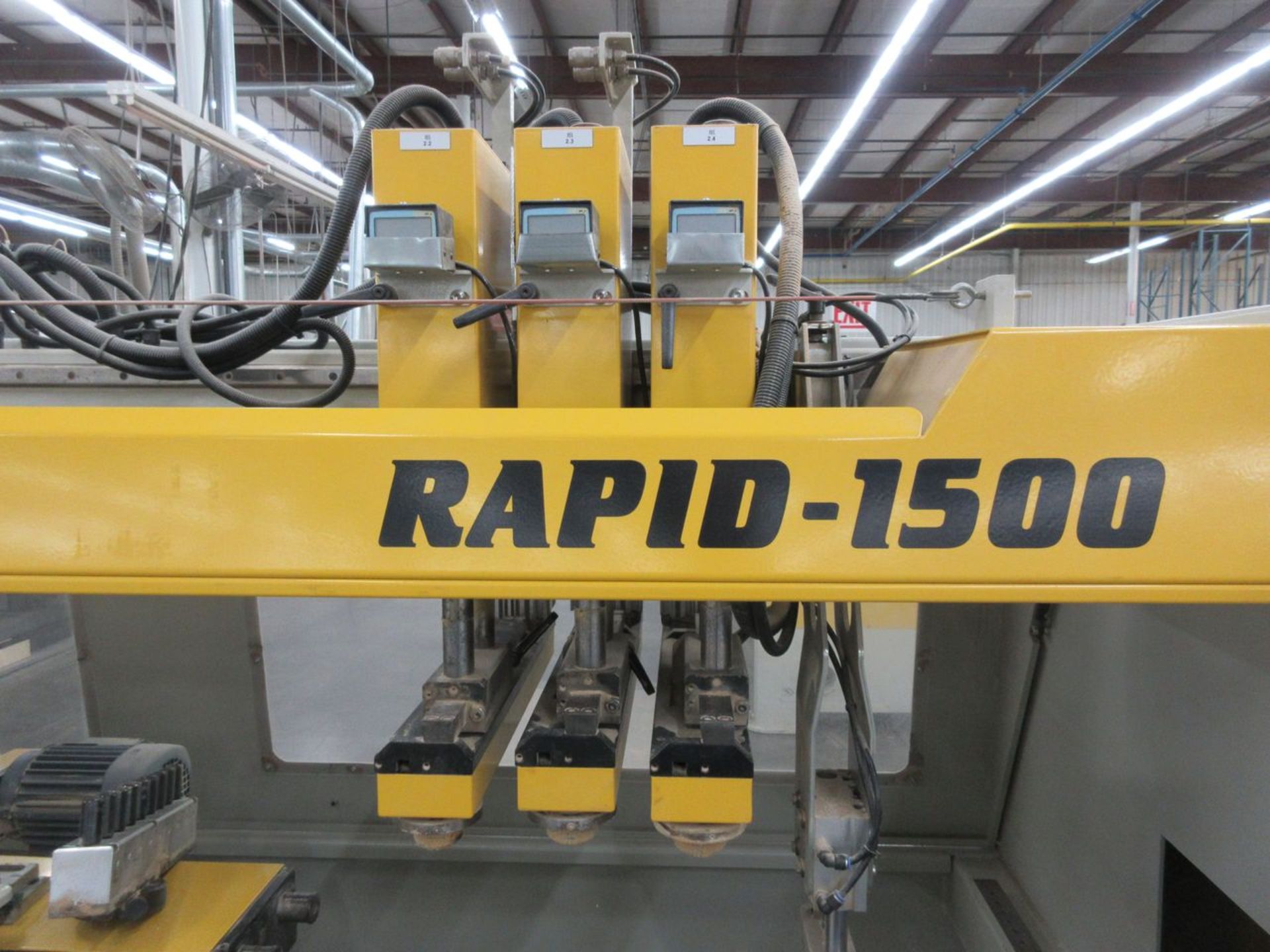 Rilesa Rapid-1500 Automatic Dowel Drilling Machine, S/N: 27011325 (2013); Opposing 5-Spindle - Image 4 of 8