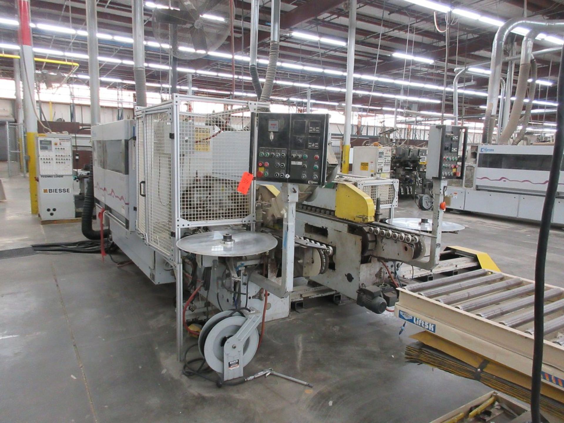 Homag Type KL84/A12/30 Double End Edge Bander, S/N: 0-200-08-3019 (1998); with Coil Feed Reel, - Image 3 of 26