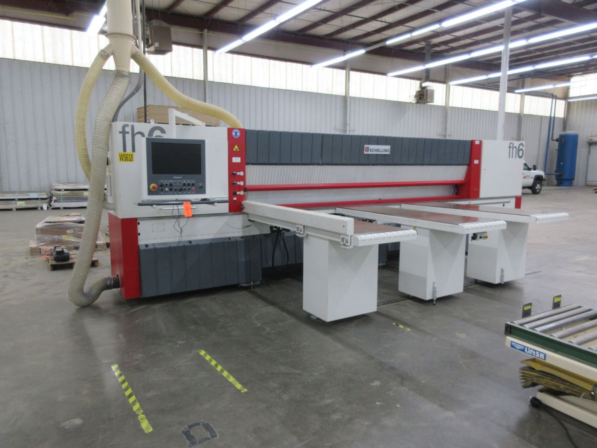 Schelling 14 ft. Model FH 6 430 CNC Rear Loading Horizontal Automatic Cut-to-Size Panel Saw, S/N: - Image 5 of 22