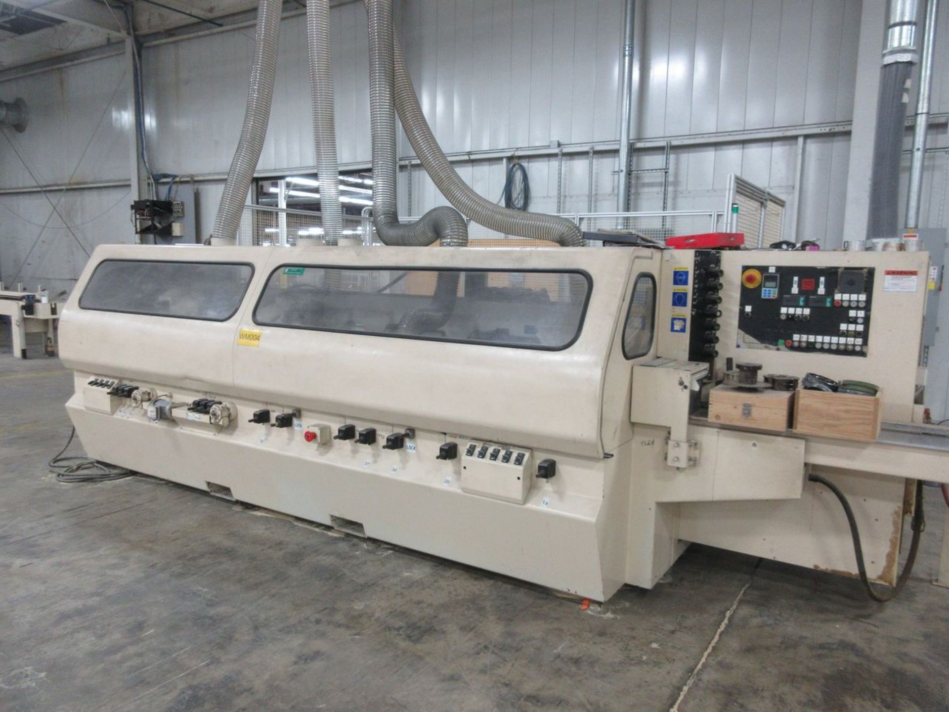 SCM 9-Head Topset XL Continuous Feed-Through Moulder, S/N: AA1/014774 (2005); with Extra Motors, - Image 3 of 13