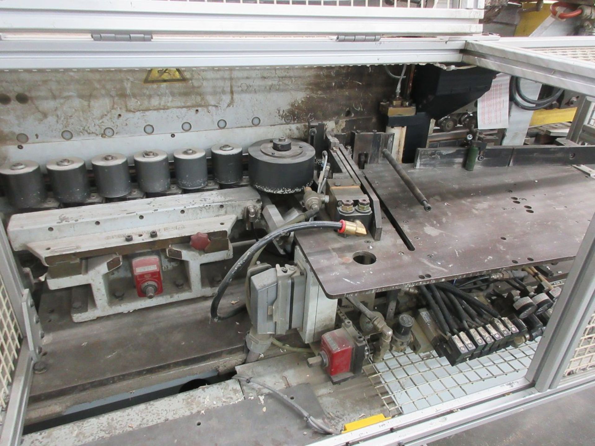 Homag KL76/A20 Single End Edge Bander, S/N: 0-200-08-4020 (1999); with Coil Feed Reel, Glue Station, - Image 4 of 13