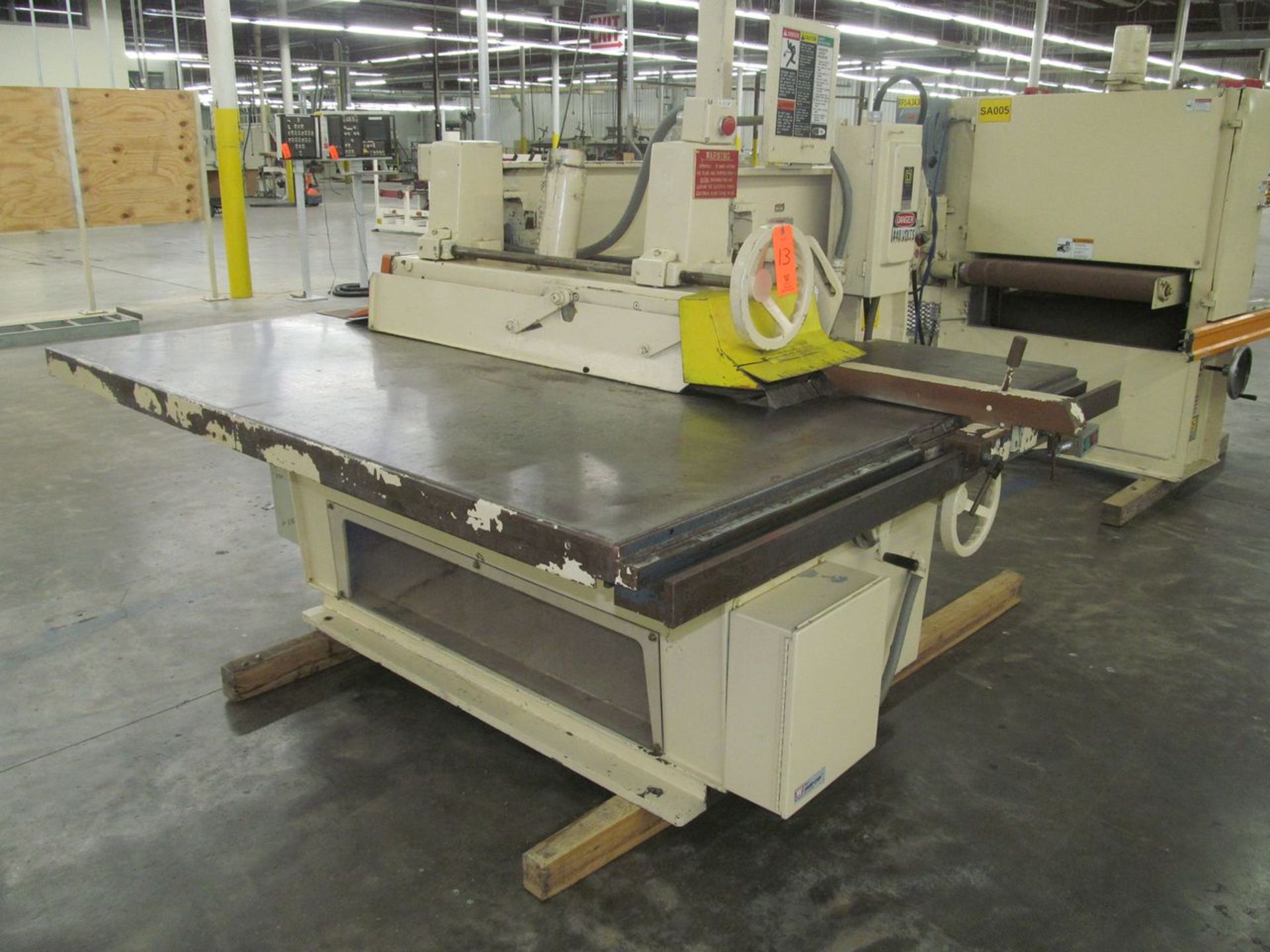 Diehl Model SL-52 Straight Line Chain-Fed Rip Saw, S/N: 10/85M4860-4276; with 25 in. Throat, 15-HP