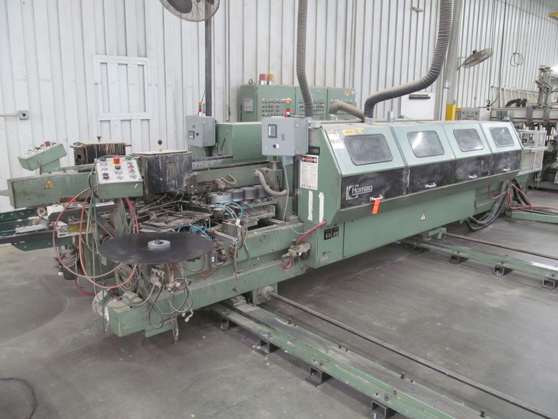 Homag Type KL87/A/30 Double End Edge Bander, S/N: 0-200-08-0007 (1985); with Coil Feed Reel, Glue - Image 2 of 17