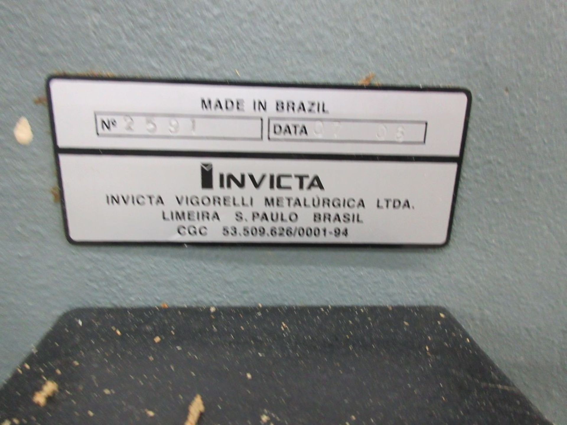 Invicta Model TI-14 Single Spindle Vertical Shaper, S/N: 2591 (2006); with 2 in. Arbor, 10,000 - Image 4 of 4