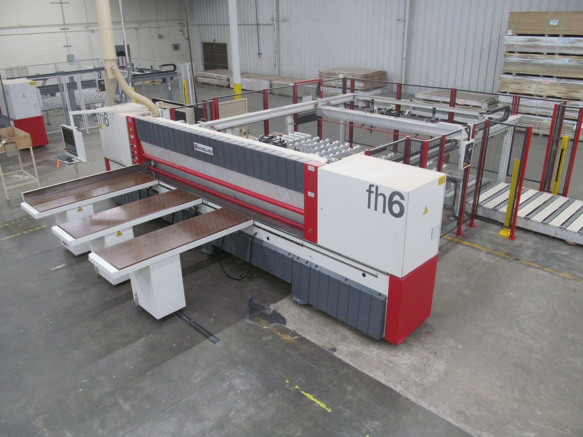 Schelling 14 ft. Model FH 6 430 CNC Rear Loading Horizontal Automatic Cut-to-Size Panel Saw, S/N: - Image 3 of 22
