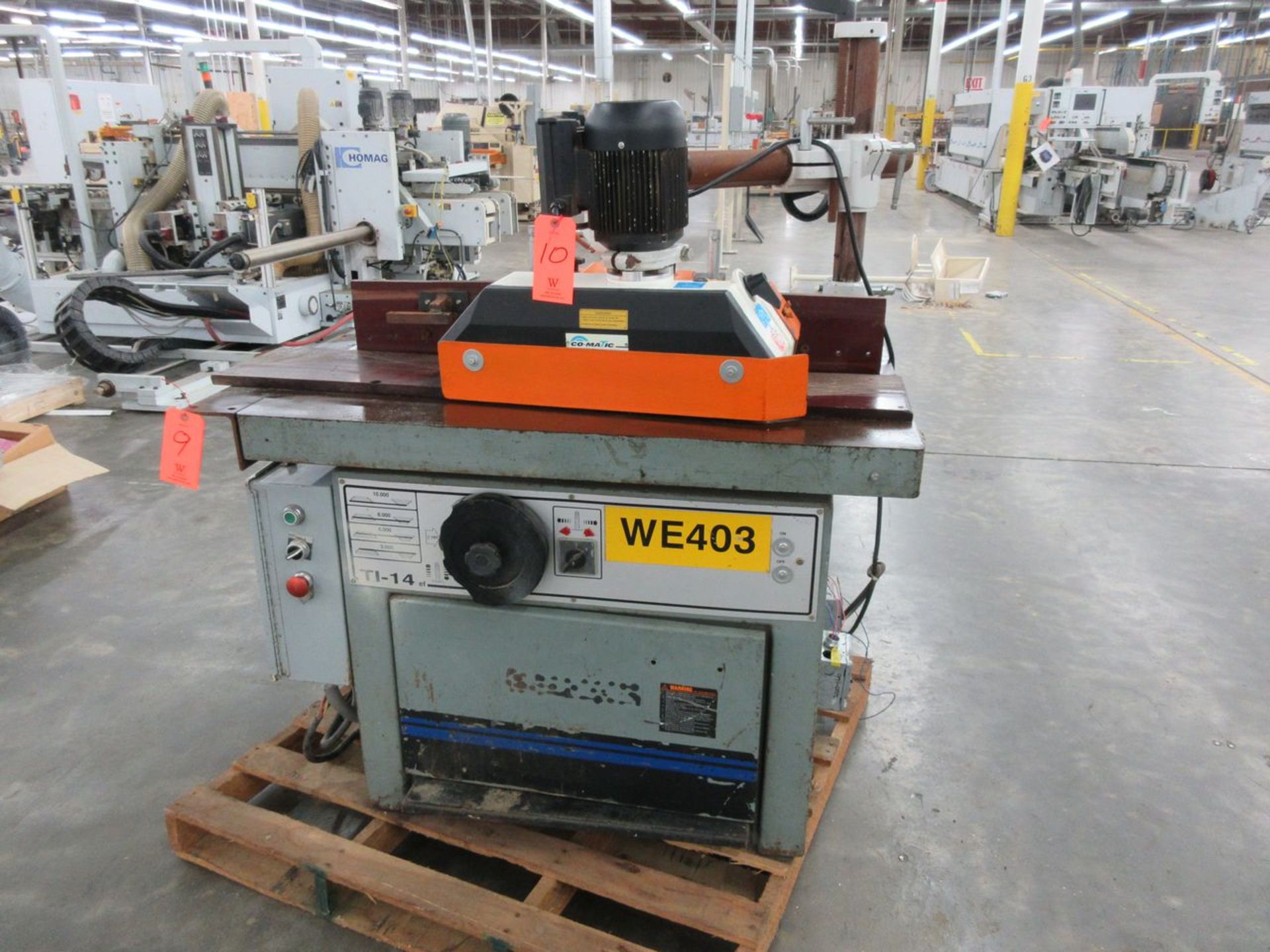 Invicta Model TI-14 Single Spindle Vertical Shaper, S/N: 2587 (2006); with 2 in. Arbor, 10,000