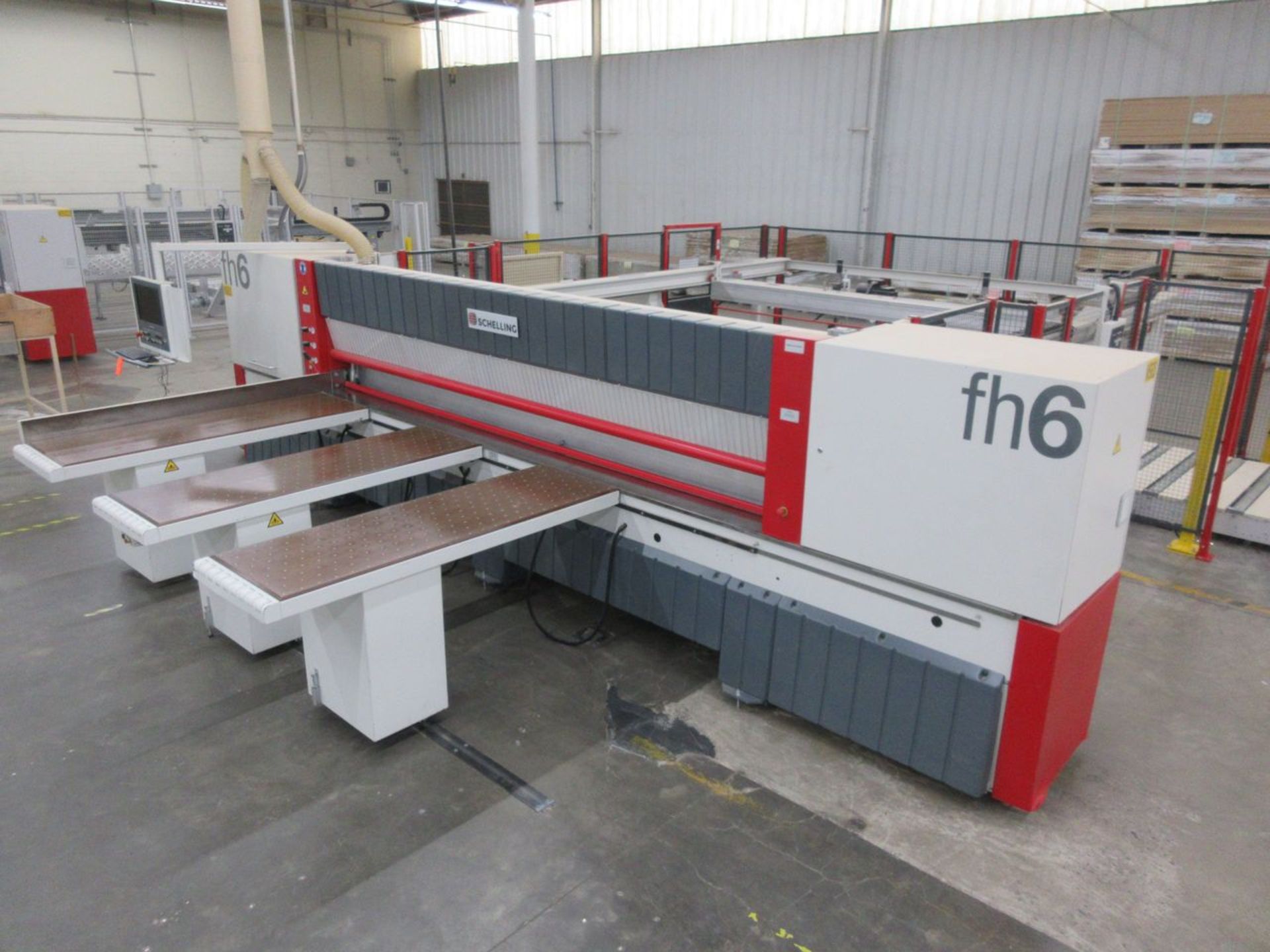 Schelling 14 ft. Model FH 6 430 CNC Rear Loading Horizontal Automatic Cut-to-Size Panel Saw, S/N: - Image 6 of 22