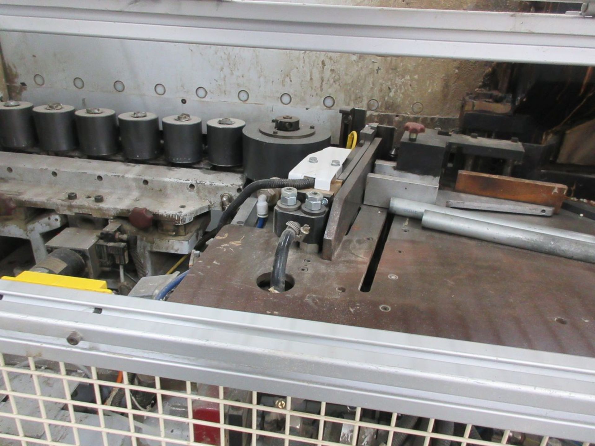 Homag Type KL25/7/A12/20 Double End Edge Bander, S/N: (1998); with Strip Feed, Glue Station, - Image 4 of 18