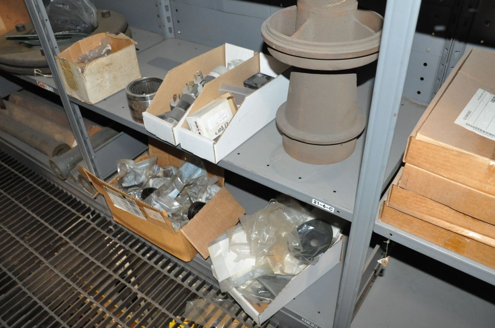 Lot - Various Machine Parts in (8) Sections on Mezzanine, (Storeroom) - Image 14 of 18