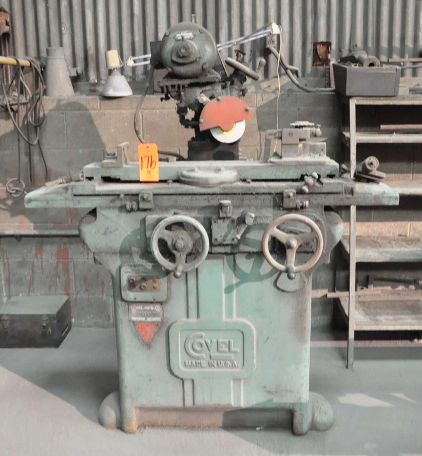 Covel style No. 12, Hand Feed Surface Grinder, S/n 12-40, (Machine Shop)