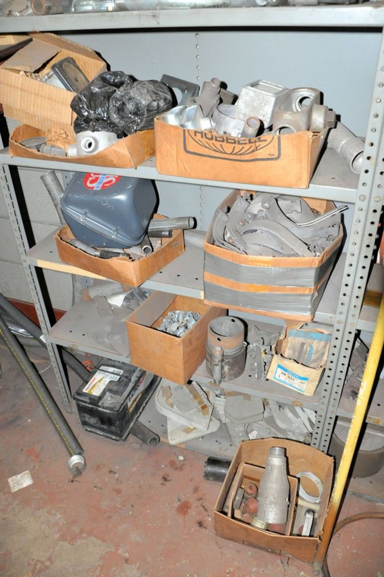 Lot - Electrical Work Boxes, Wire Spools, Various Electrical Components, Shelving, Harnesses and - Image 4 of 13