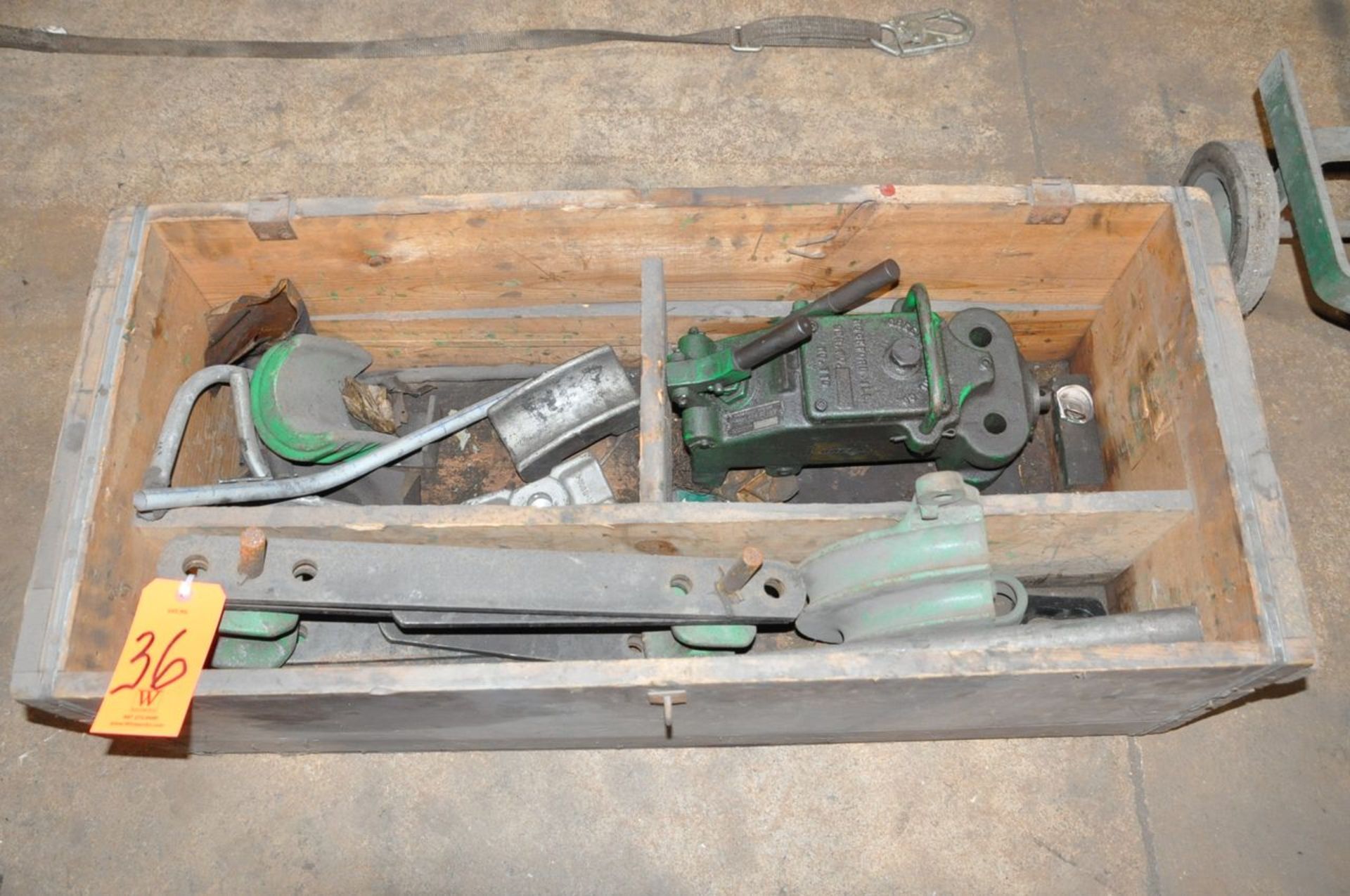 Greenlee No. 770 Hydraulic Tubing Pipe Bender in (1) Crate, (Mill Annex)