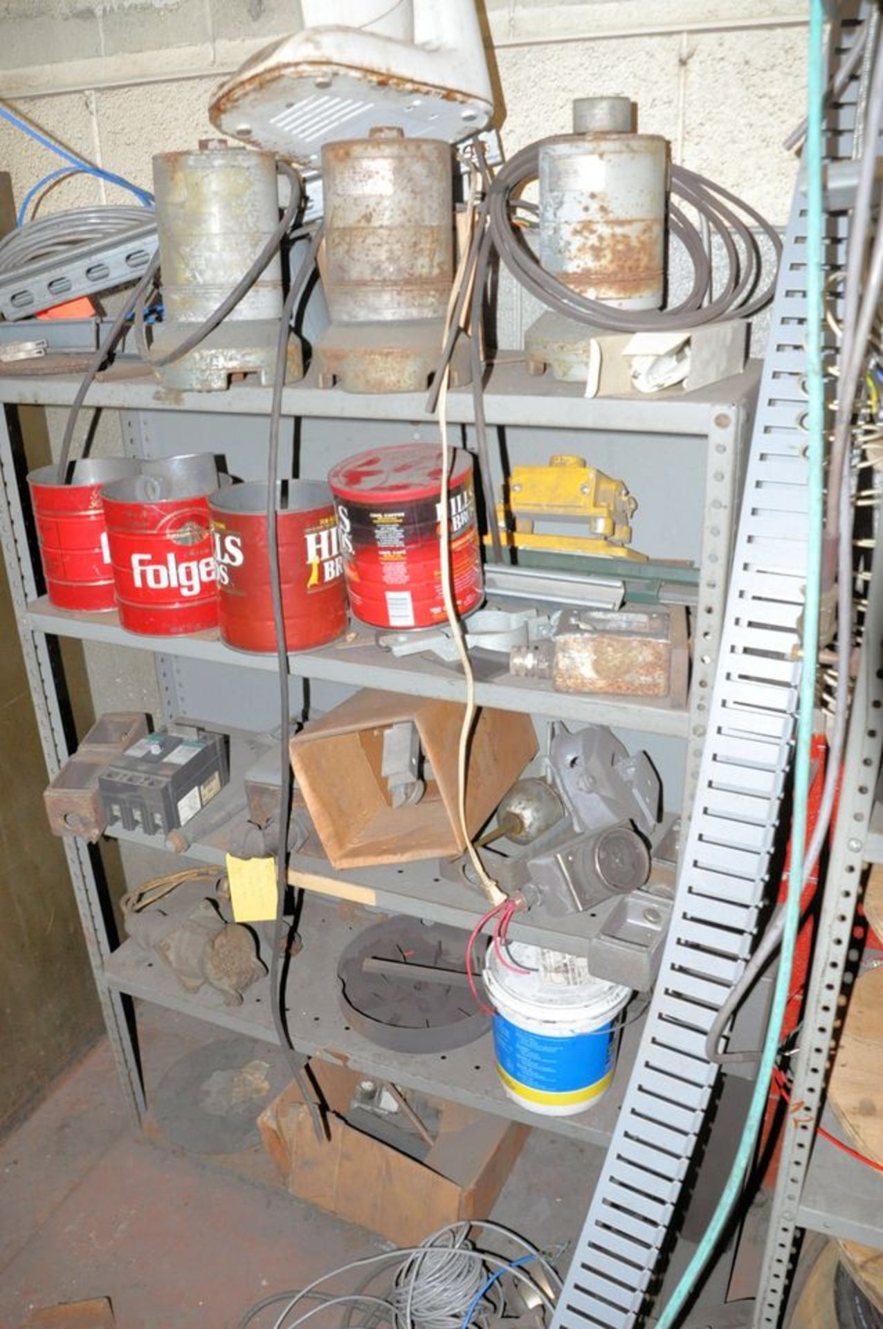 Lot - Electrical Work Boxes, Wire Spools, Various Electrical Components, Shelving, Harnesses and - Image 11 of 13