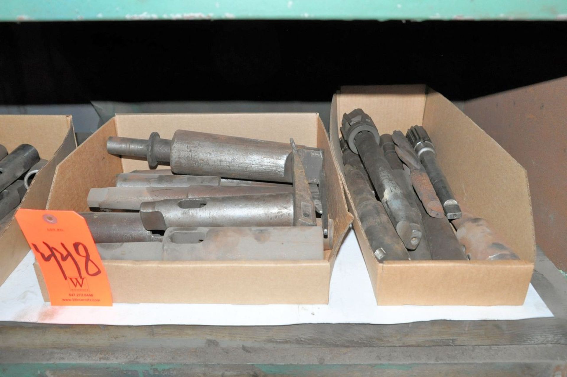 Lot - Various Reamers and Tool Holders in (5) Boxes on (2) Shelves, (Machine Shop) - Image 3 of 4