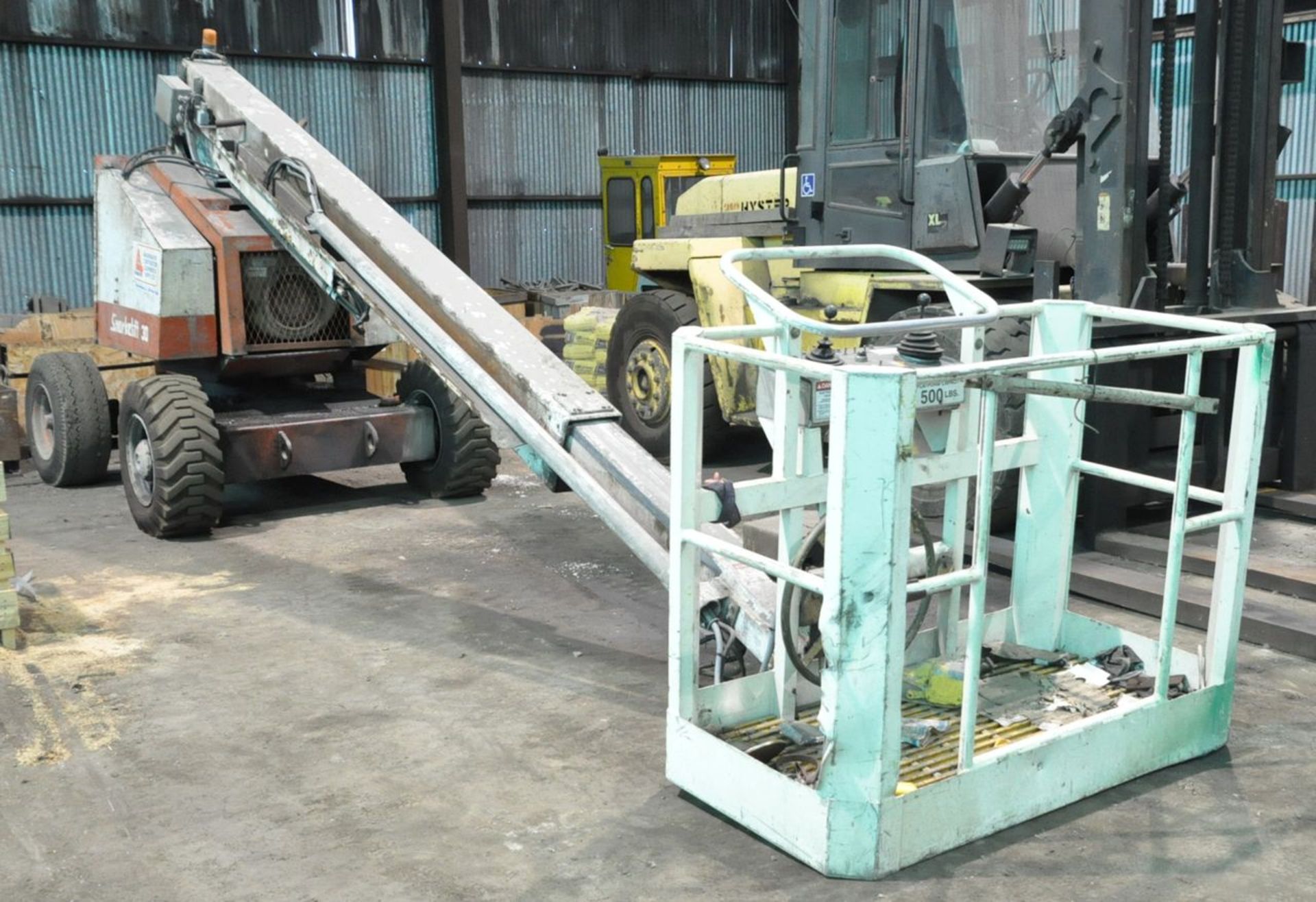 Snorkel Model TB-30PWI, Gas Powered Telescoping Personnel Boom Lift, S/n 840360, 30" x 60" Platform,