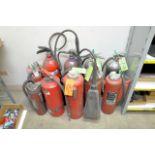 Lot - Various Fire Extinguishers, (Storeroom)