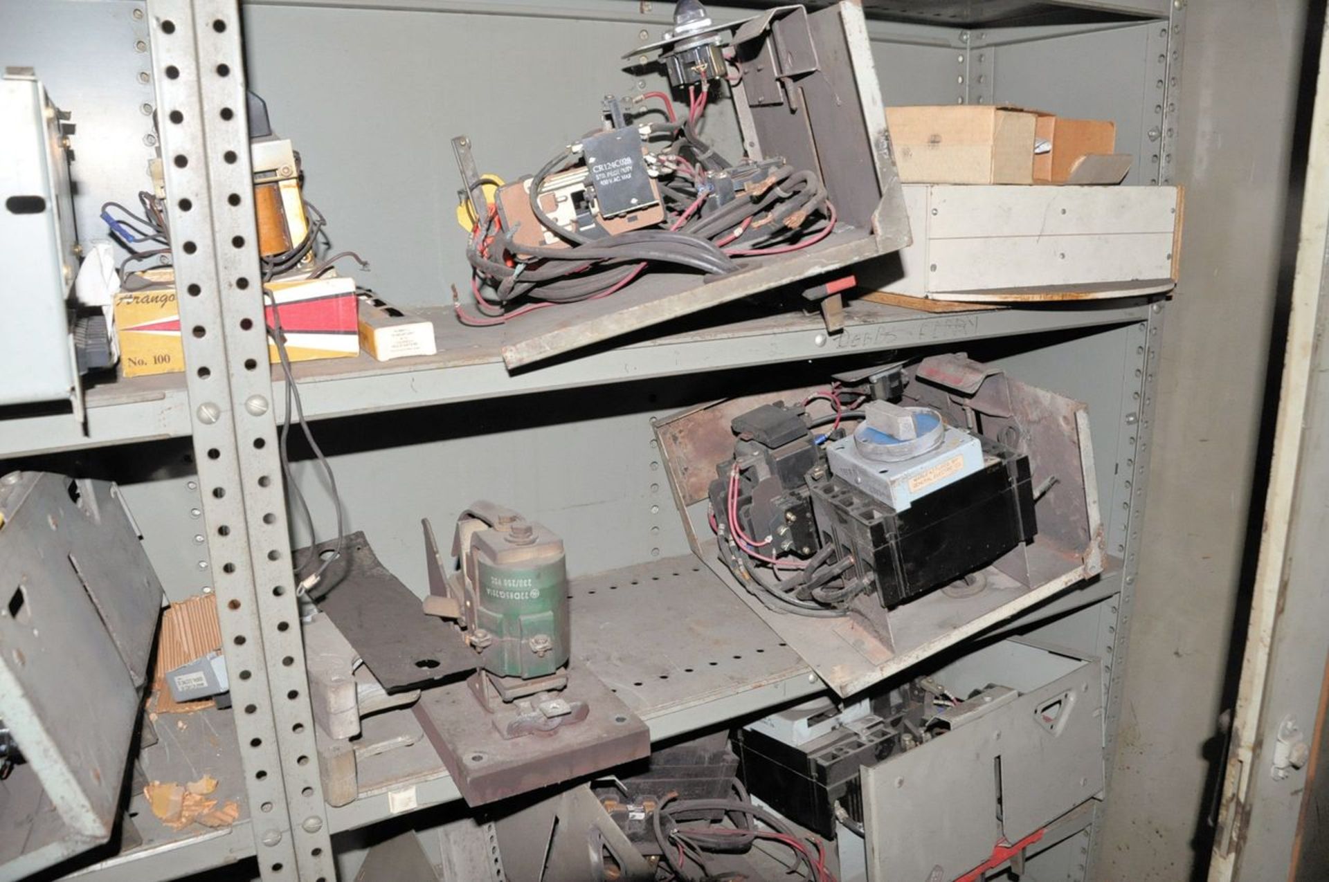 Lot - Lot - Cabinets and Shelving with Various Electrical Components Along (1) Wall, (Electrical - Image 16 of 17