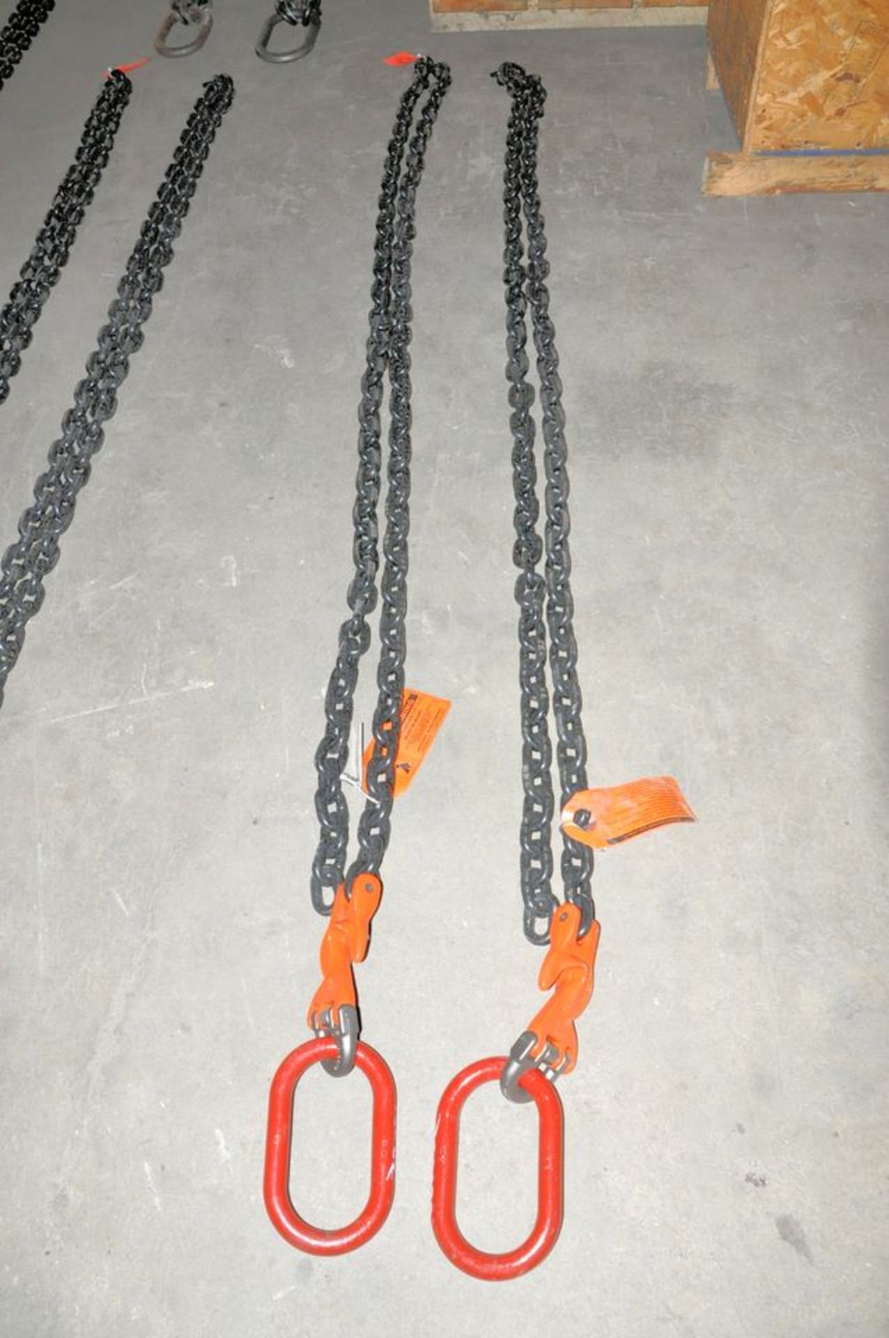 Lot - (2) Single Chain Open Ended Chain Slings, (Storeroom) - Image 2 of 2