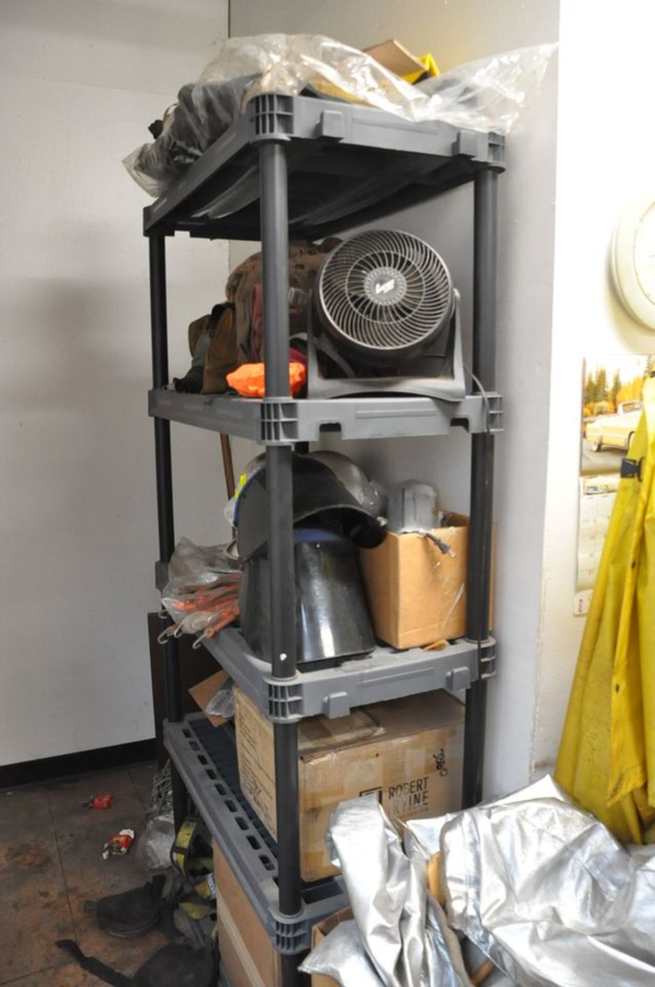Lot - Chairs, Refrigerator, (2) Desks, Stainless Counter, File Cabinet, and Safety Cabinet in (1) - Image 4 of 7