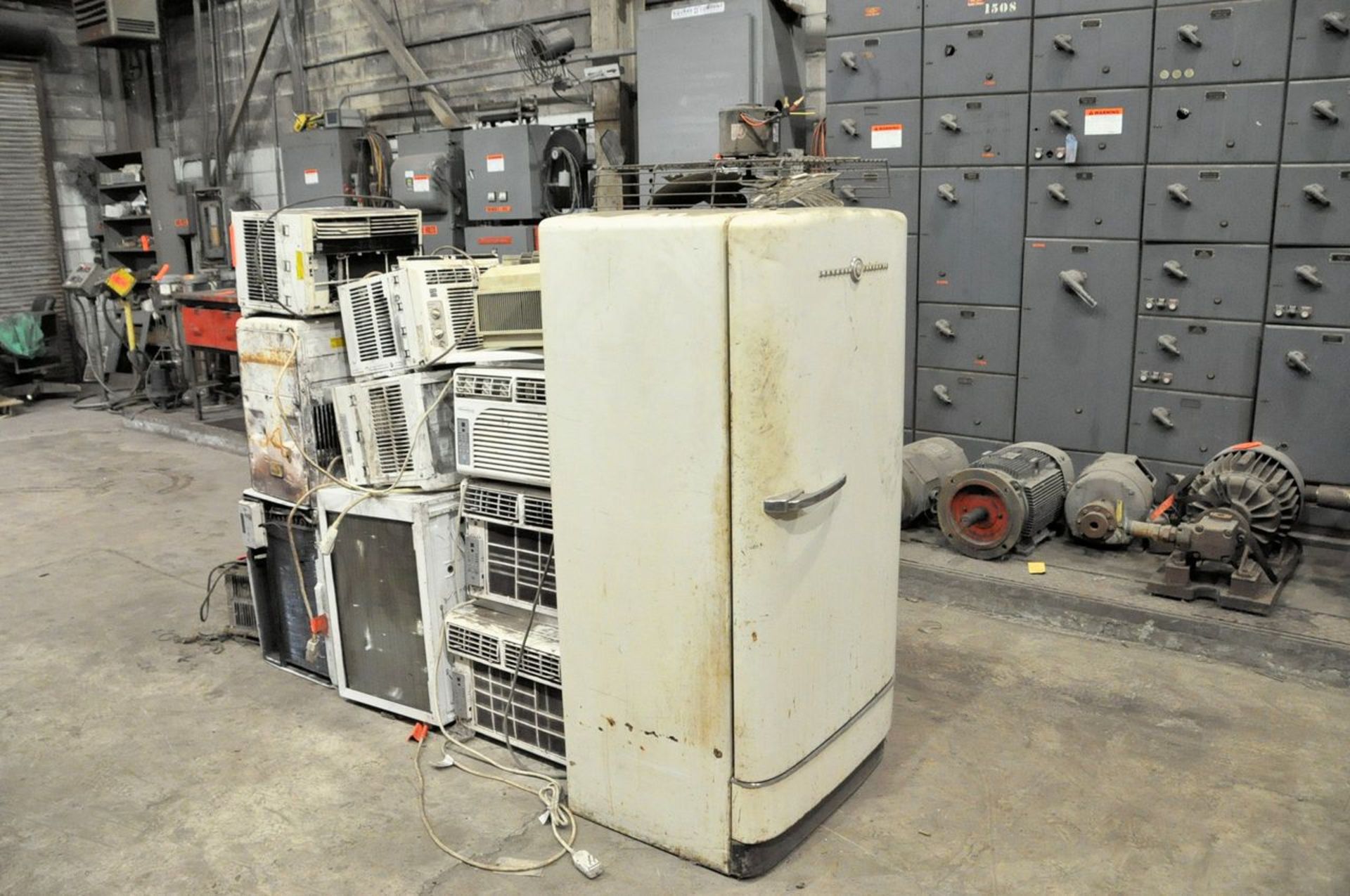 Lot - Air Conditioners and Refrigerator in (1) Group, (Mill Annex Sub Electrical Room) - Image 2 of 2