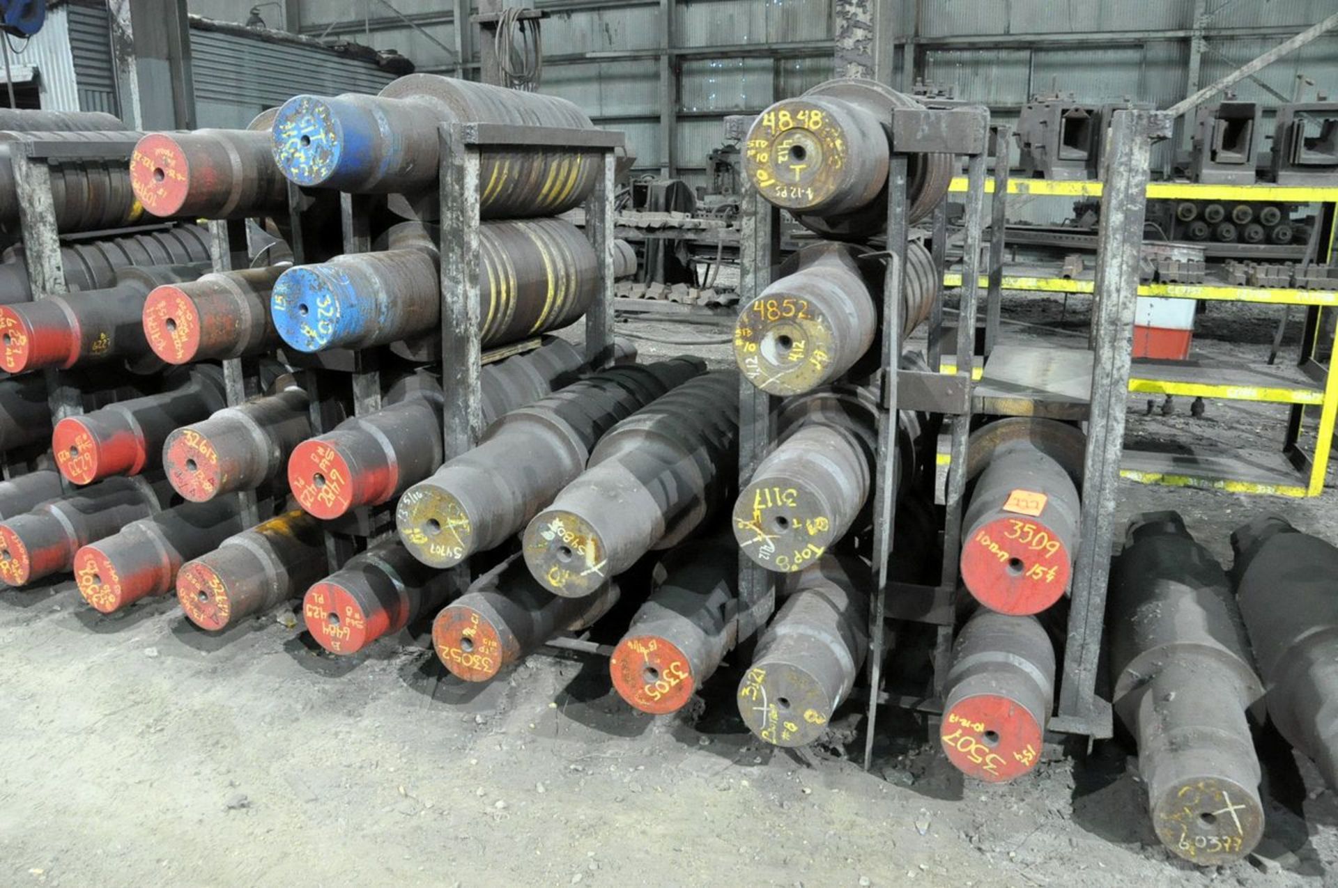 Lot - (36) Rolls with Racks in (1) Row, (Mill Bldg North End) - Image 3 of 4