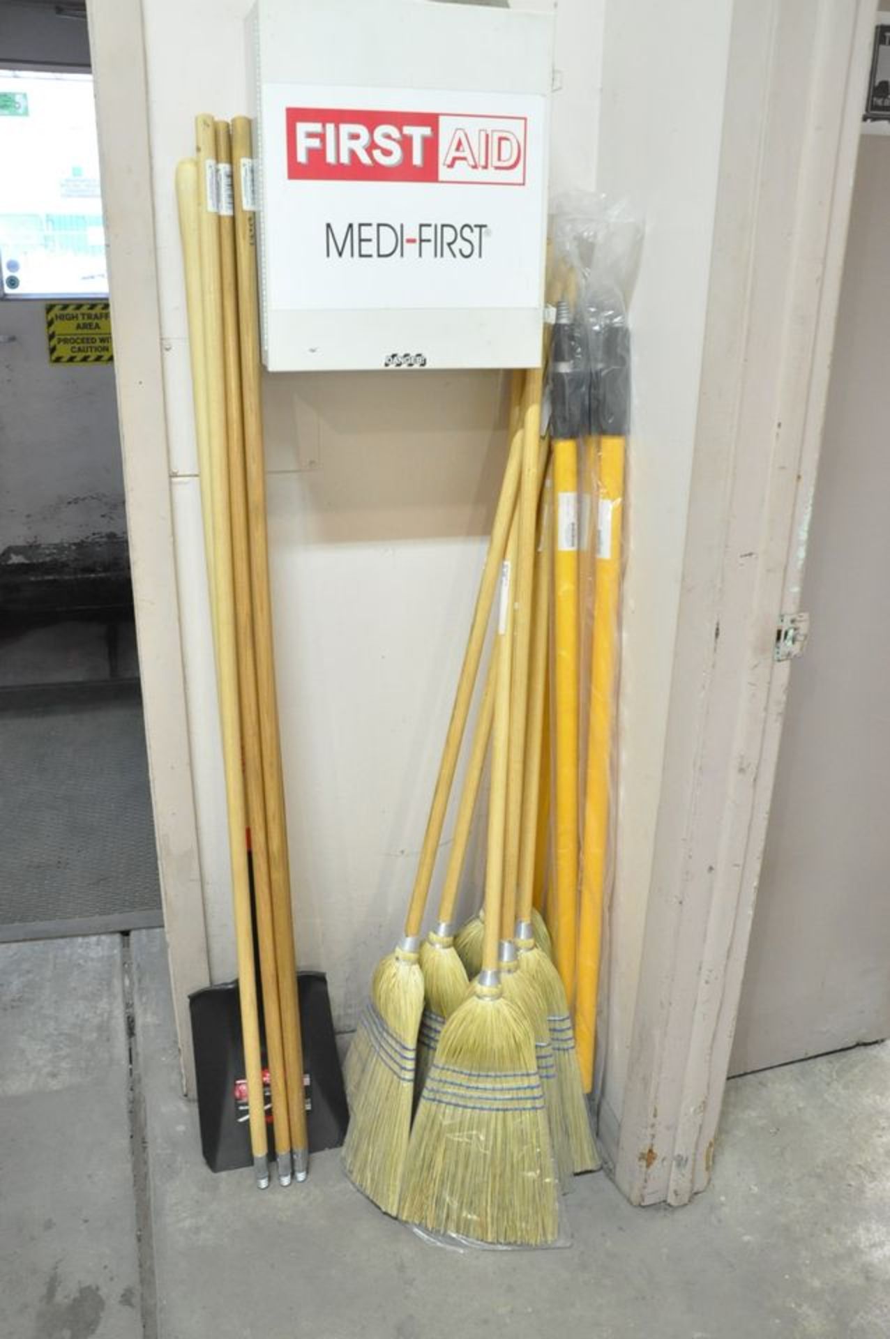 Lot - Sledge Hammers, Extension Poles, and Brooms, (Storeroom) - Image 2 of 2