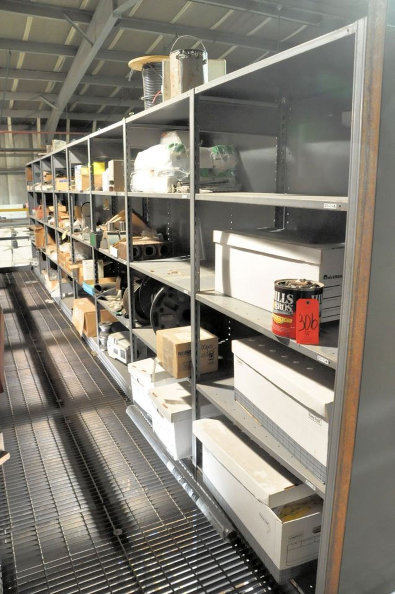 Lot - Various Machine Parts in (8) Sections on Mezzanine, (Storeroom)