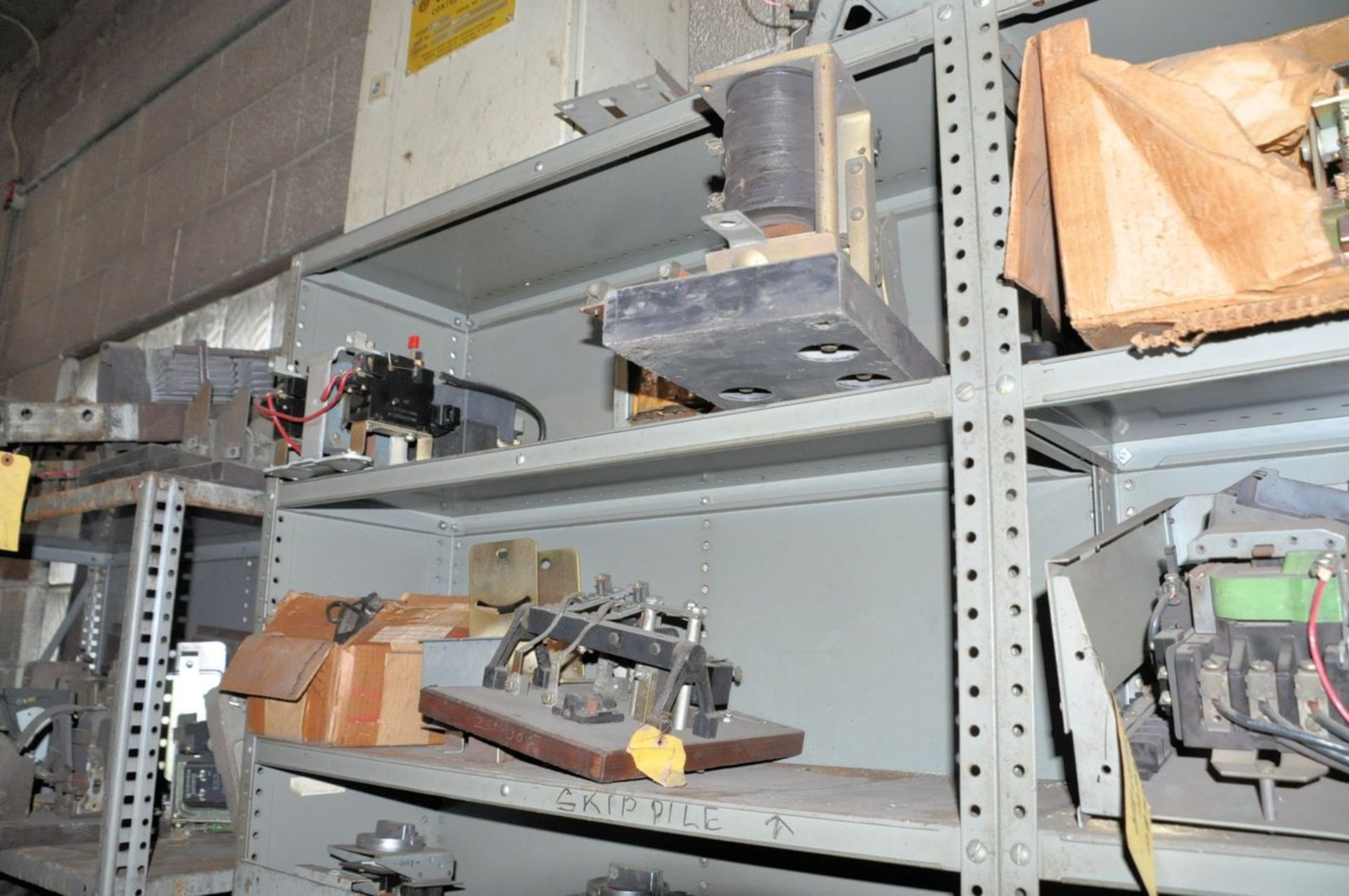 Lot - Lot - Cabinets and Shelving with Various Electrical Components Along (1) Wall, (Electrical - Image 12 of 17