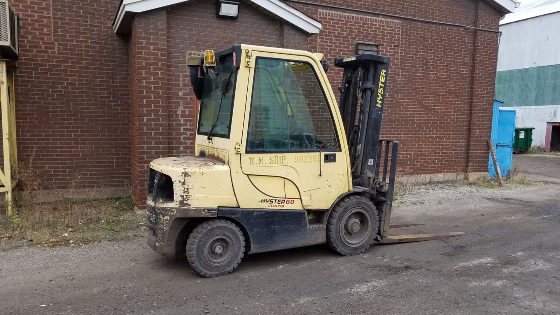 Hyster Model H60FT, 6,000-Lbs. x 187.8" Lift Capacity Gasoline Fork Lift Truck, S/n L177B22348F,