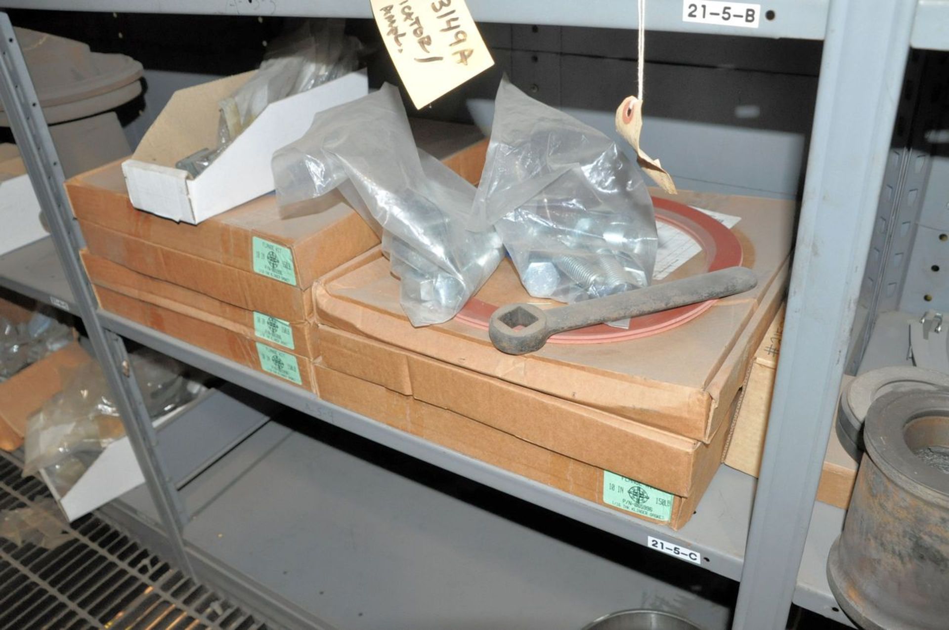 Lot - Various Machine Parts in (8) Sections on Mezzanine, (Storeroom) - Image 12 of 18