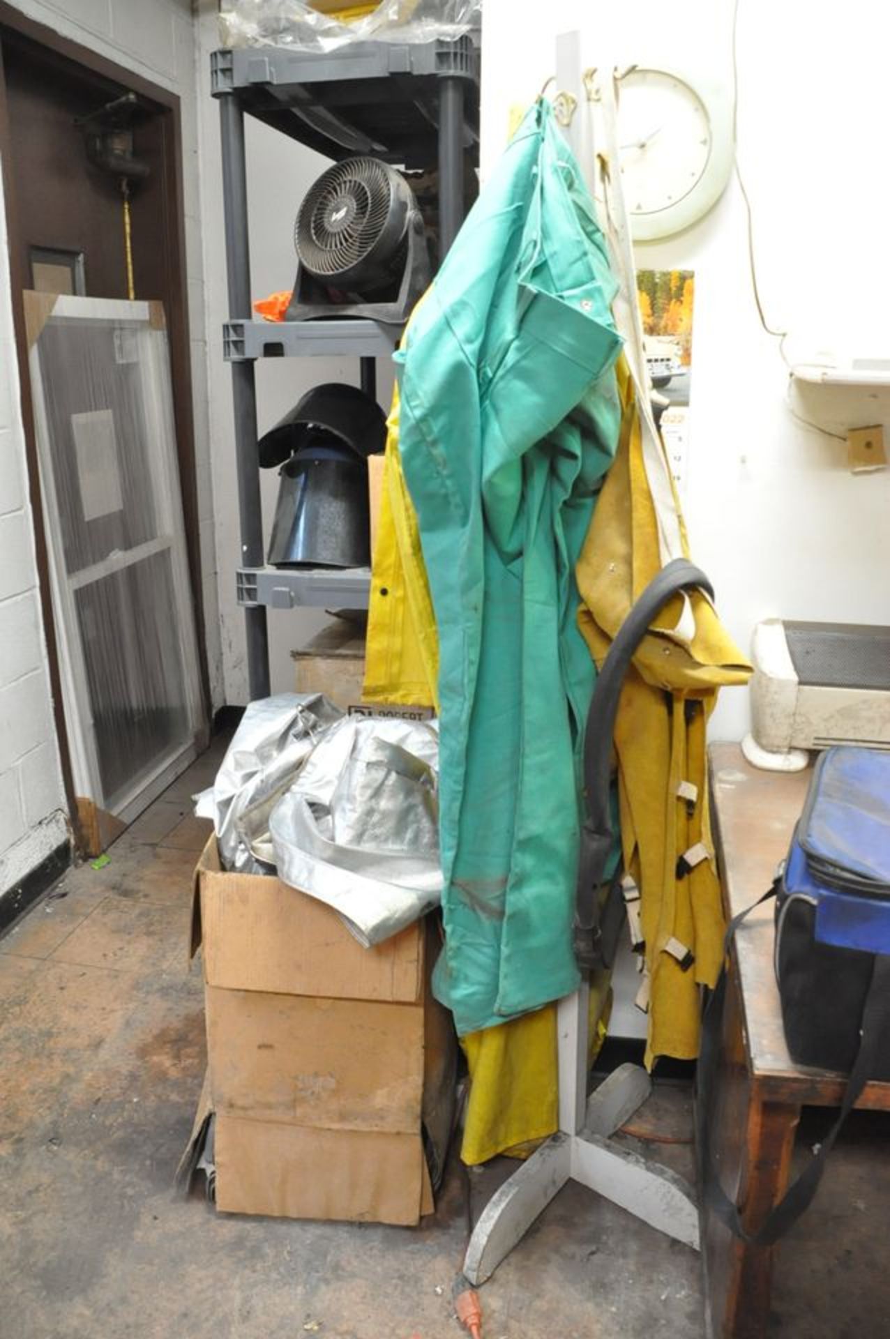 Lot - Chairs, Refrigerator, (2) Desks, Stainless Counter, File Cabinet, and Safety Cabinet in (1) - Image 5 of 7