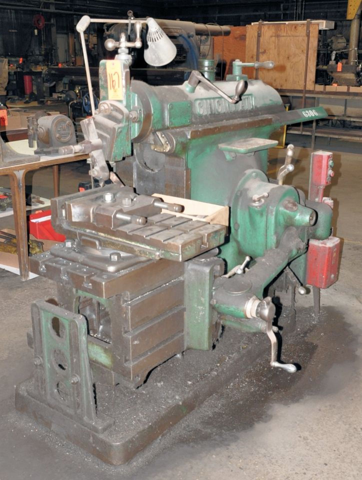 Cincinnati 20" Standard Shaper, S/n N/a, 12" Machine Vise, Work Light, (Machine Shop) - Image 4 of 8