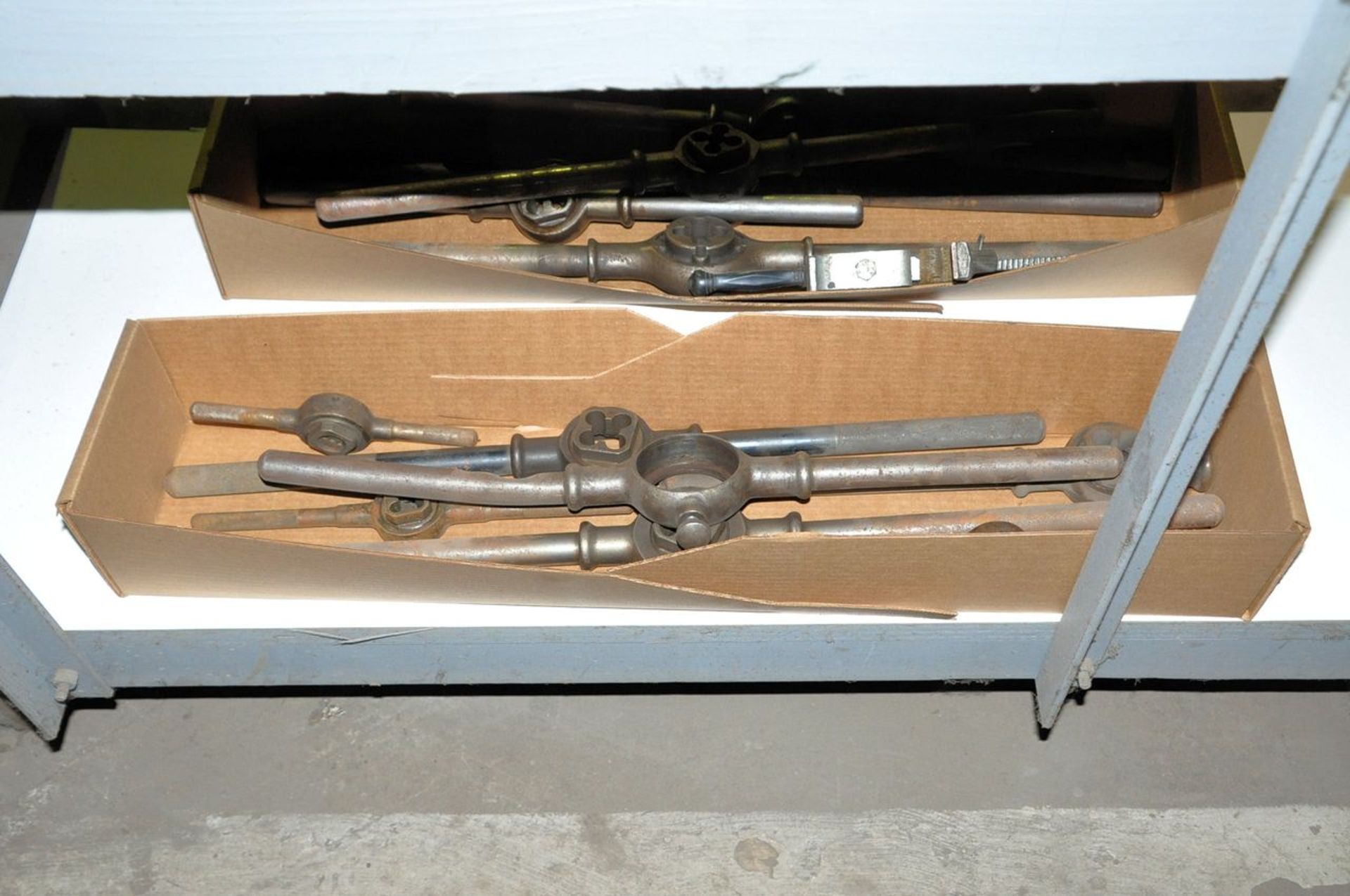 Lot - Industrial Die Handles in (3) Boxes Under () Table, (Machine Shop) - Image 4 of 4