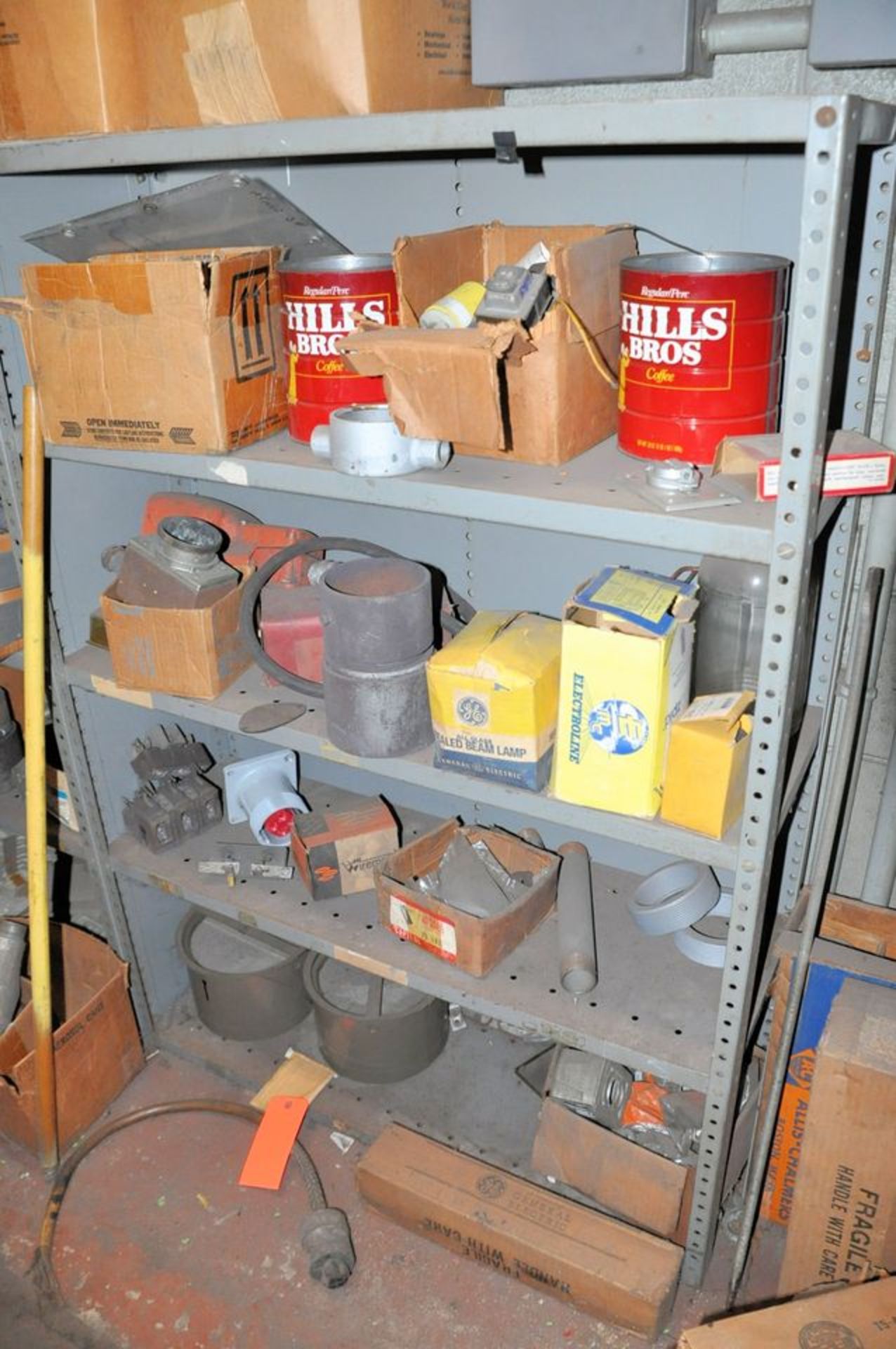 Lot - Electrical Work Boxes, Wire Spools, Various Electrical Components, Shelving, Harnesses and - Image 3 of 13