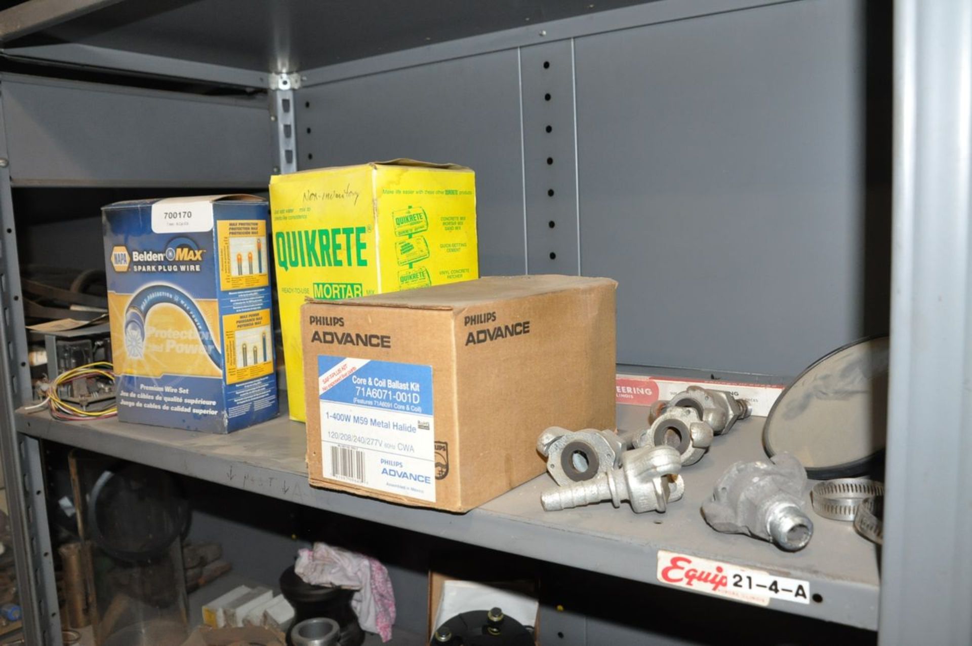 Lot - Various Machine Parts in (8) Sections on Mezzanine, (Storeroom) - Image 8 of 18