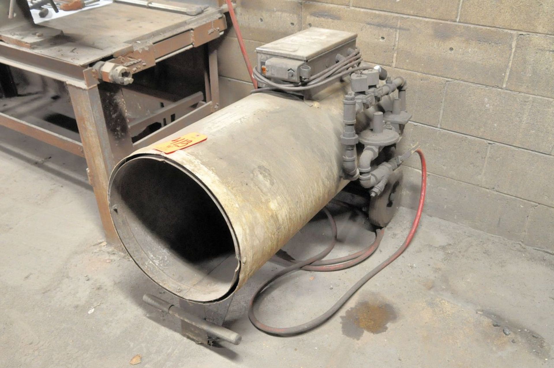 Ameri-Temp At - 500, 500,000 BTU Natural Gas Fired Portable Heater, (Machine Shop Sub Room)