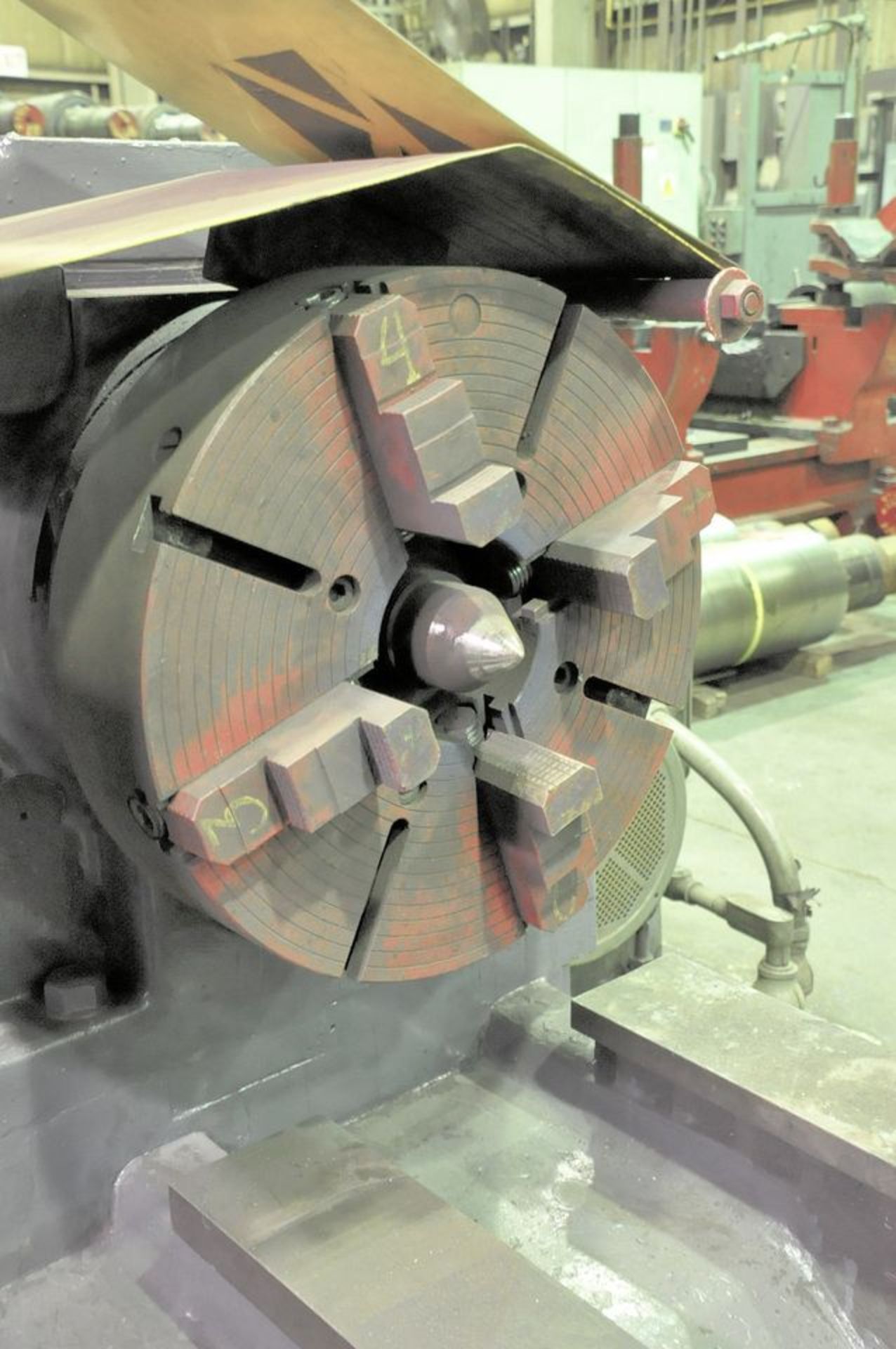 Crawford-Swift 24" Geared Head Engine Lathe, S/n N/a, 22" 4-Jaw Chuck, Tail Stock, Tracer - Image 5 of 8