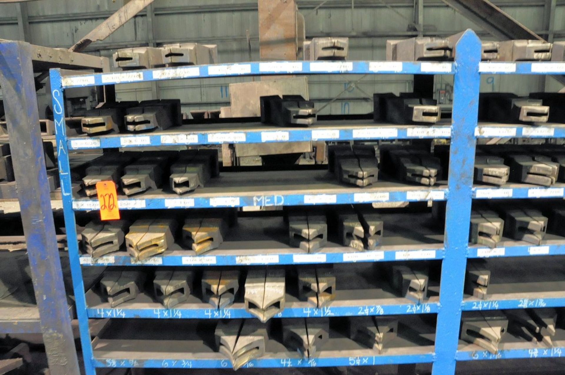 Lot - Various Roll Stand Repair on (1) Blue Shelving Unit and (1) Stand, (Mill Bldg North End) - Image 3 of 4