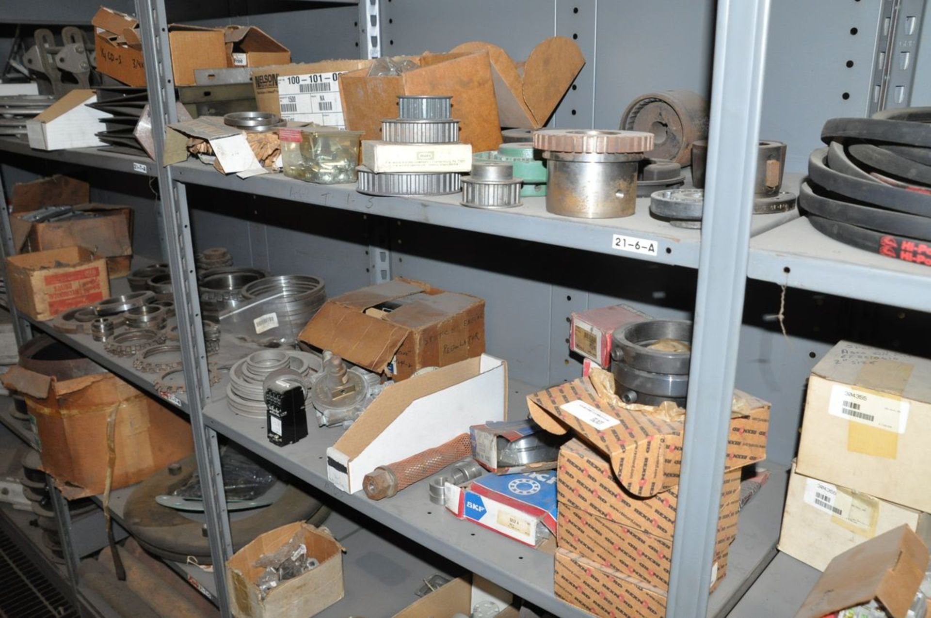 Lot - Various Machine Parts in (8) Sections on Mezzanine, (Storeroom) - Image 13 of 18