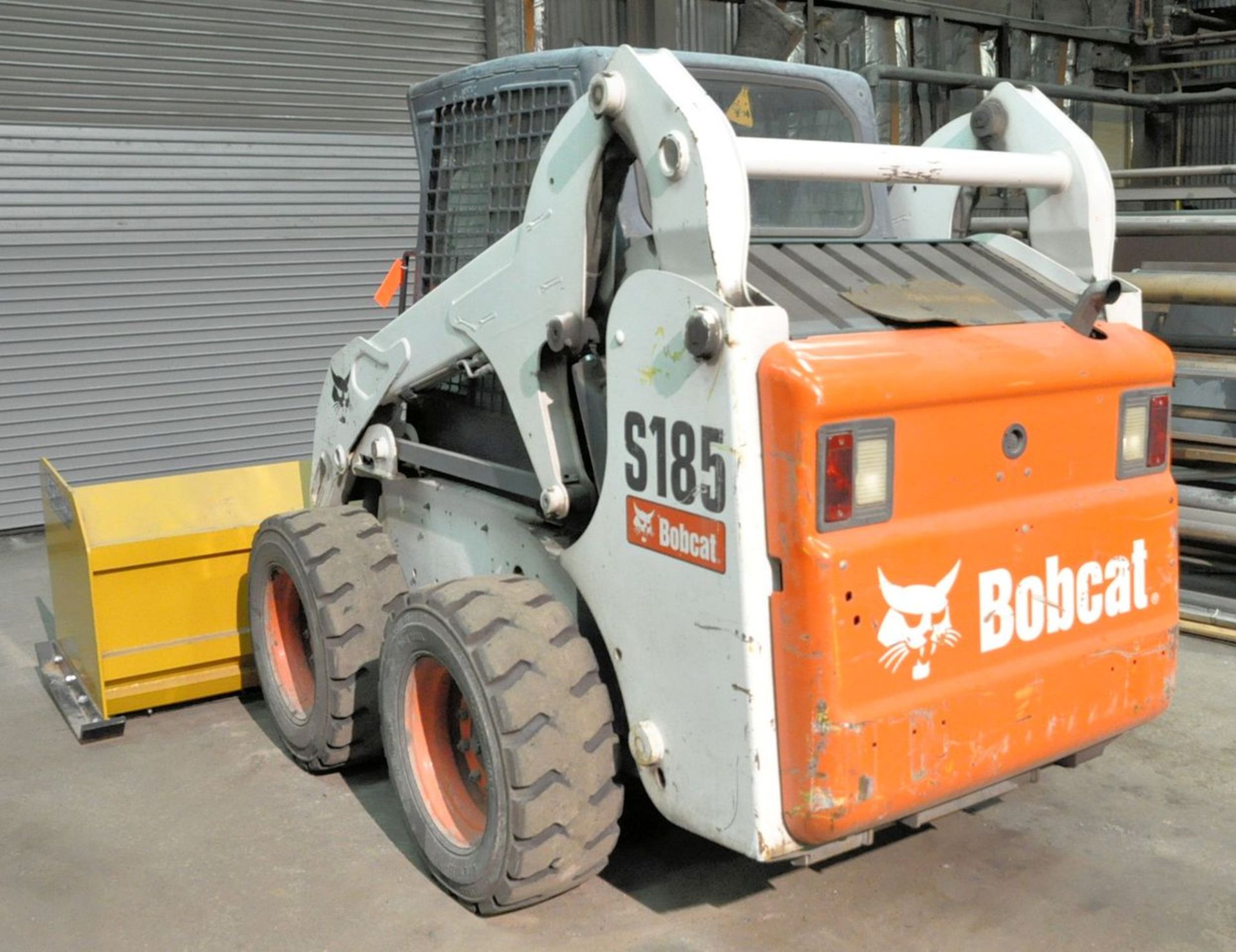 Bobcat Model S185 Skid Steer Loader, PIN: 530317251; with Express Steel XP30 96 in. Snow Pusher - Image 5 of 18